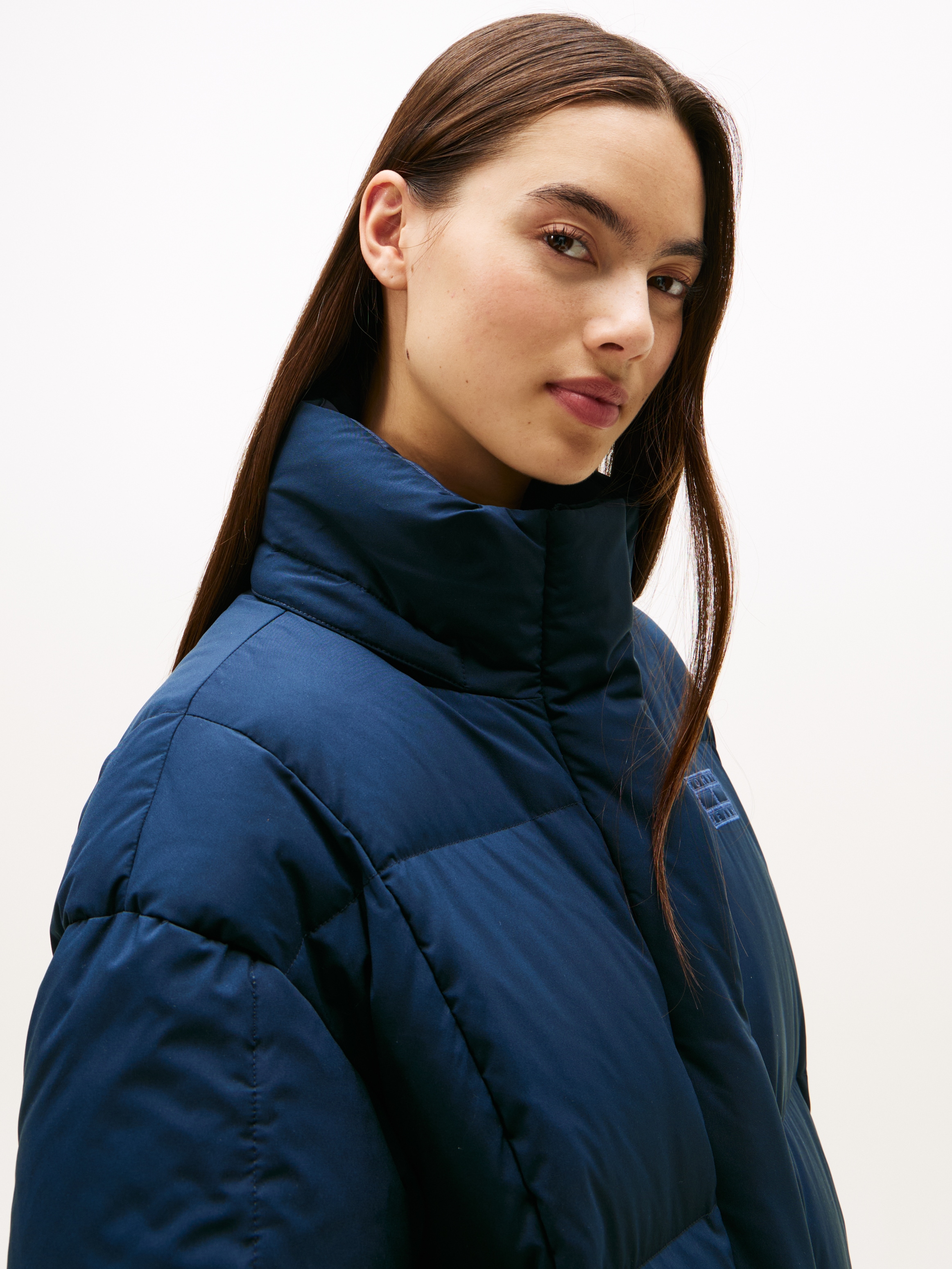 Tommy Jeans Steppmantel »TJW ALASKA GRID DWN MXI COAT EXT«