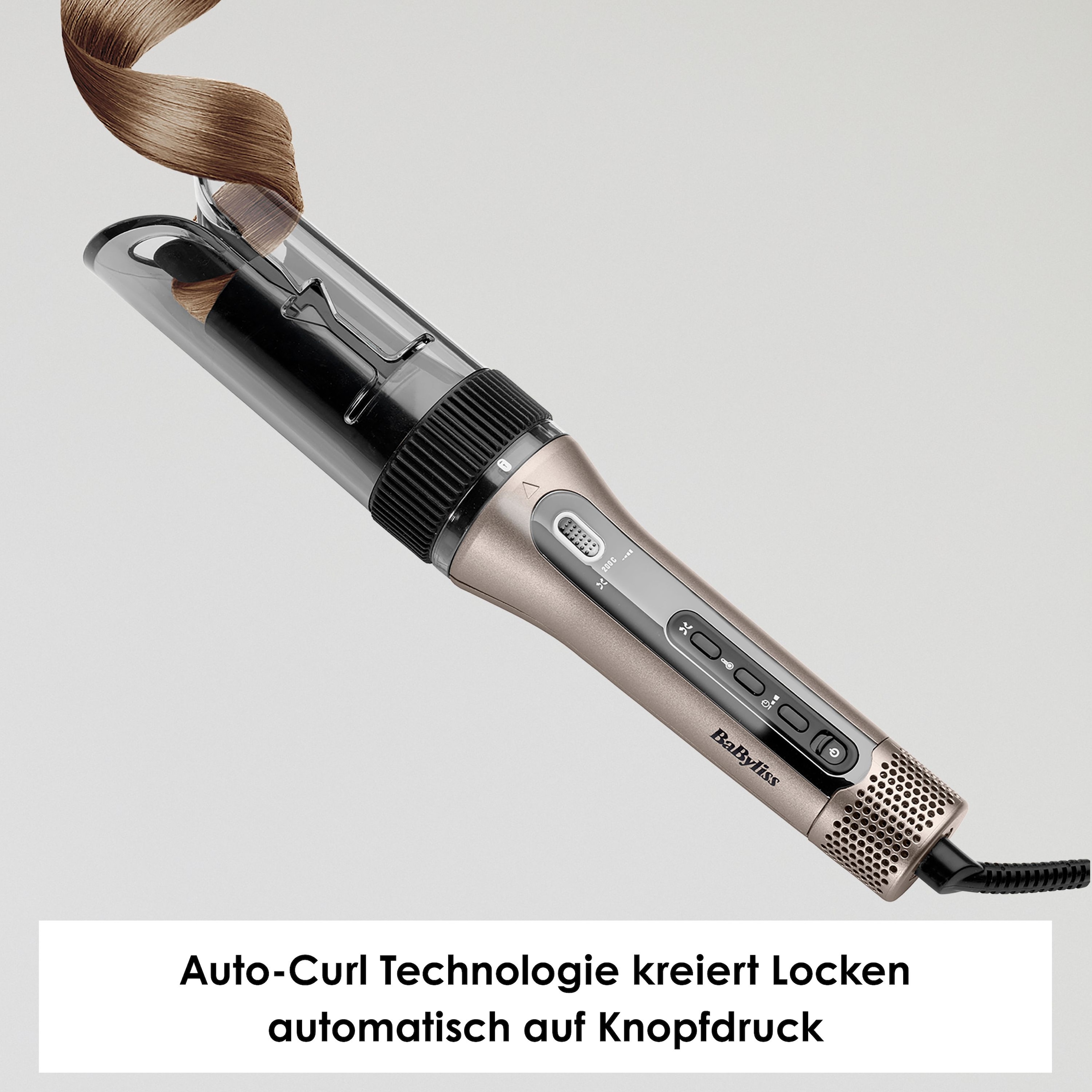 BaByliss Lockenstab »Style Secret Air Auto-Curler mit Heißluft, Lockenstab, C6688E« Keramik-Beschichtung Lockenstab automatisch für Locken und Blow-Out, Ohne Hitzeschäden