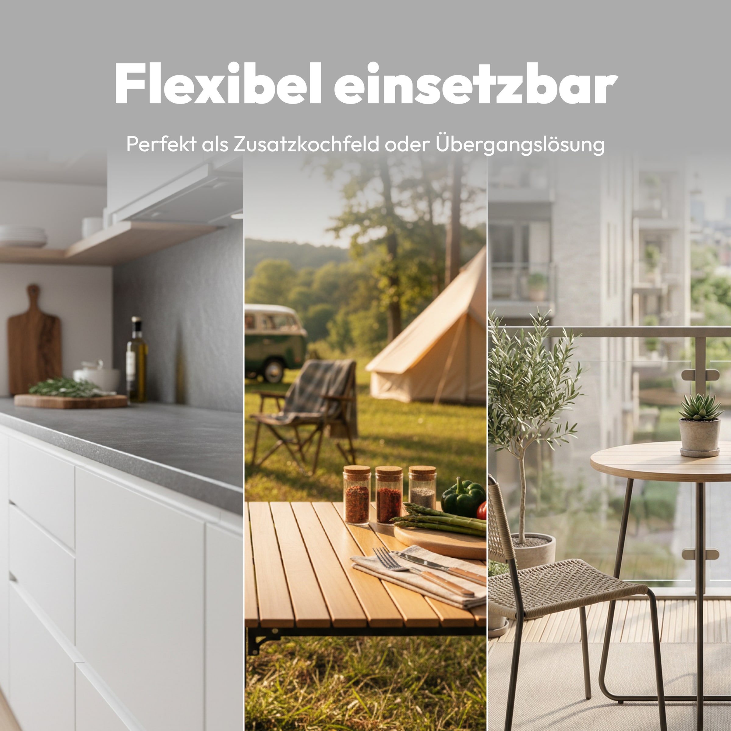 Medion® Einzel-Induktionskochplatte »MD 100090« flacher als herkömmliche Geräte