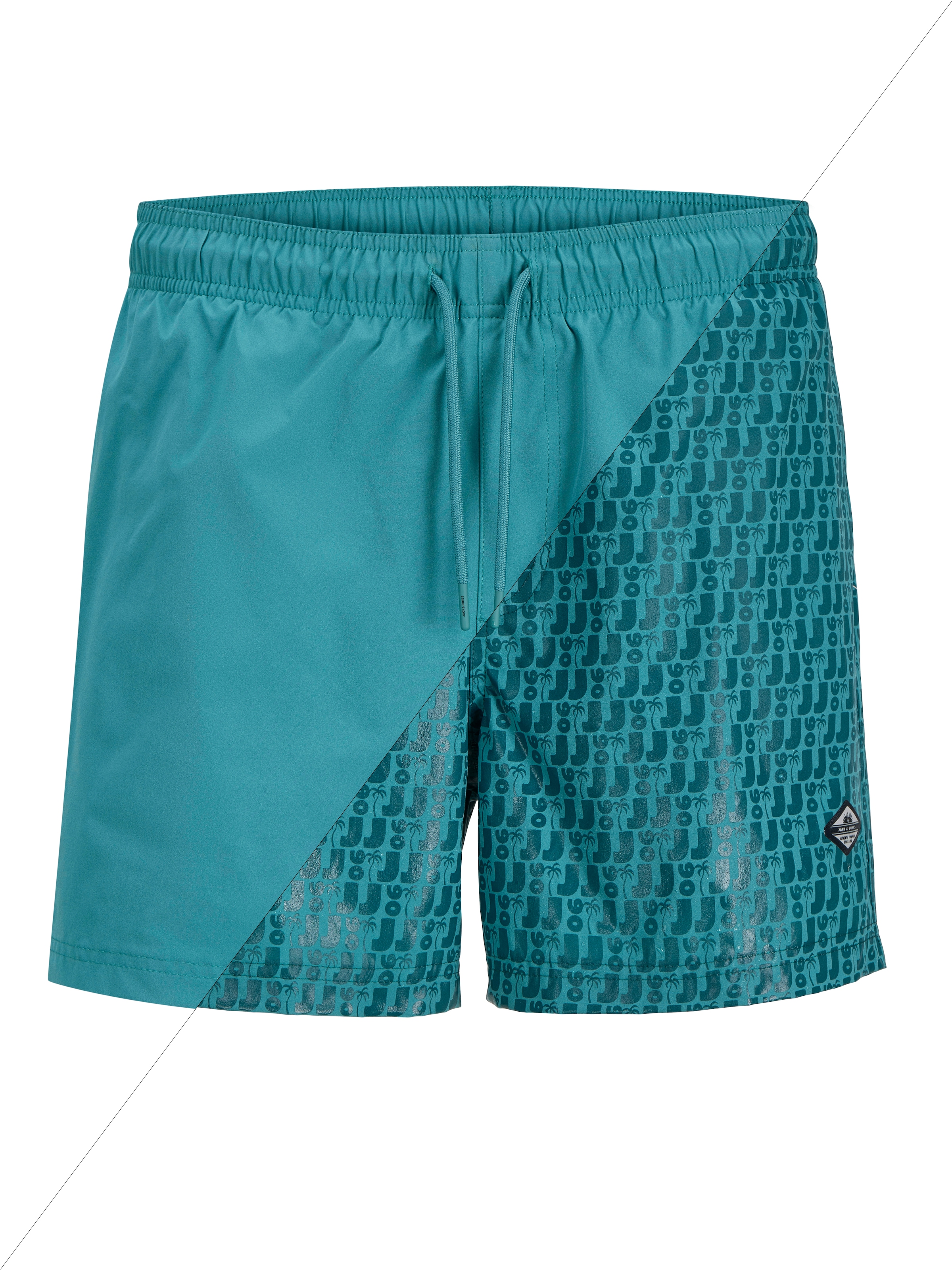 Jack & Jones Badeshorts »JPSTMAUI SPLASH MAGIC SWIM SHORTS«