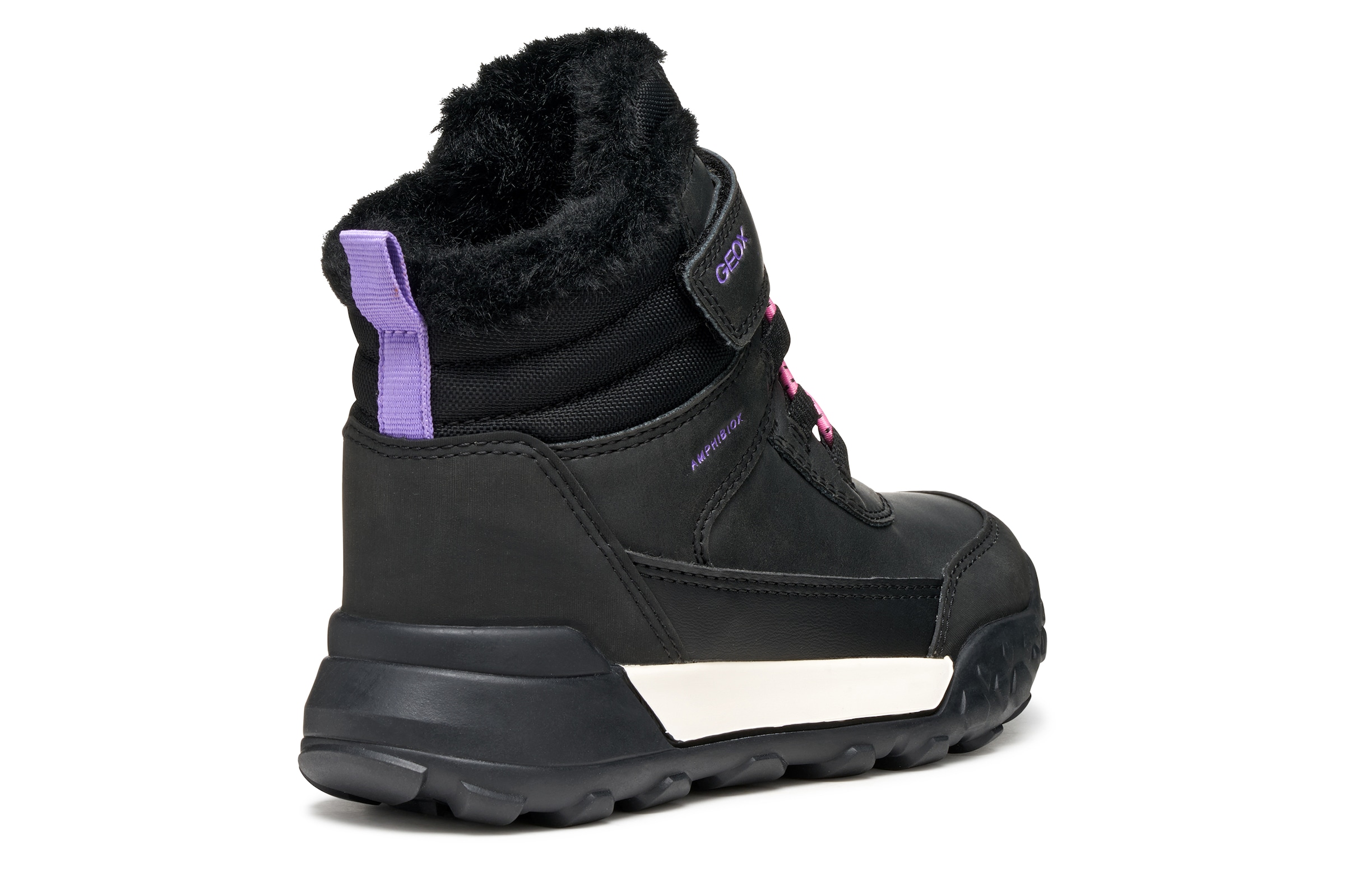 Geox Winterboots »J TREKKYUP GIRL B AB«  Freizeitstiefel, Boots mit Warmfutter, Größenschablone zum Download