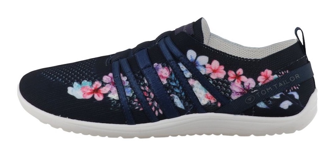 TOM TAILOR Slip-On Sneaker »Patty«  Freizeitschuh, Halbschuh, Slipper mit hübschen Blütendrucken