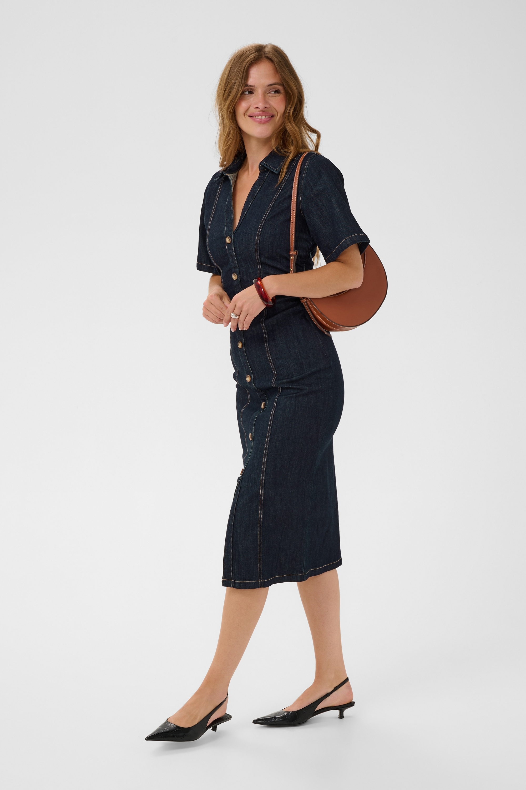 KAFFE Jeanskleid »Damen Denimkleid KAmolly«