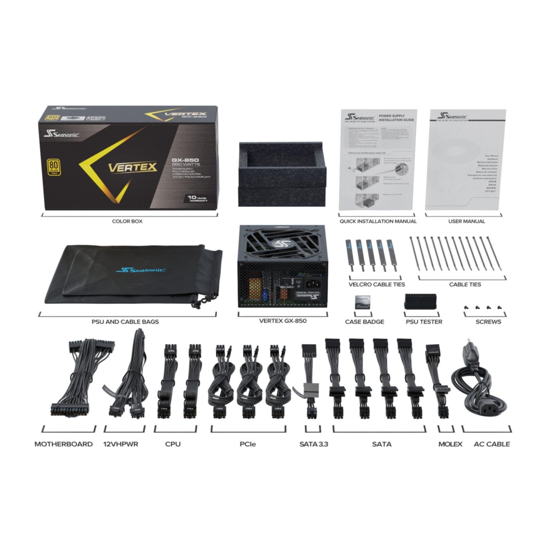 Seasonic Netzteil »VERTEX GX-850«