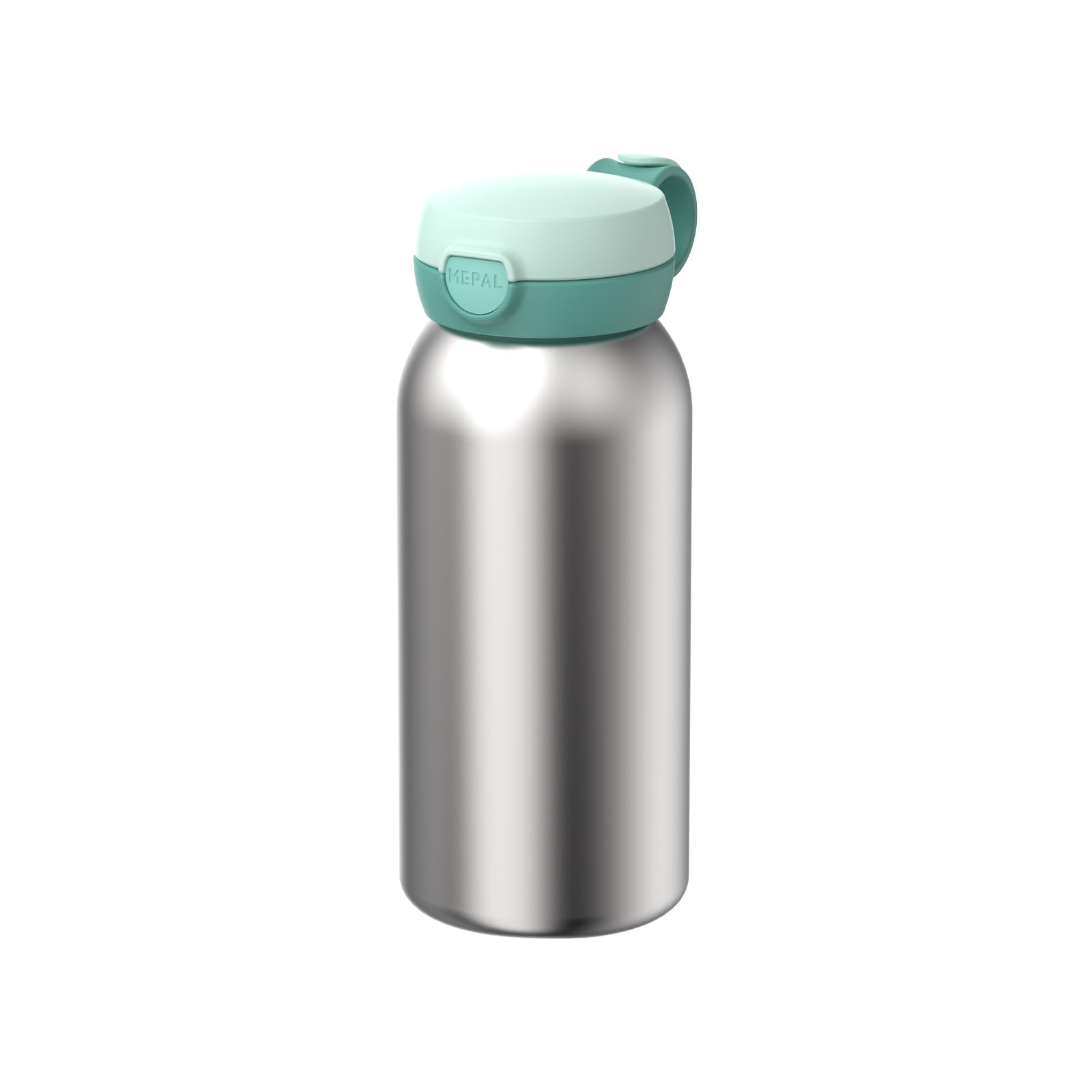 Mepal Trinkflasche »Edelstahl-Trinkflasche mit Klappdeckel Campus 600 ml« Spülmaschinengeeignet