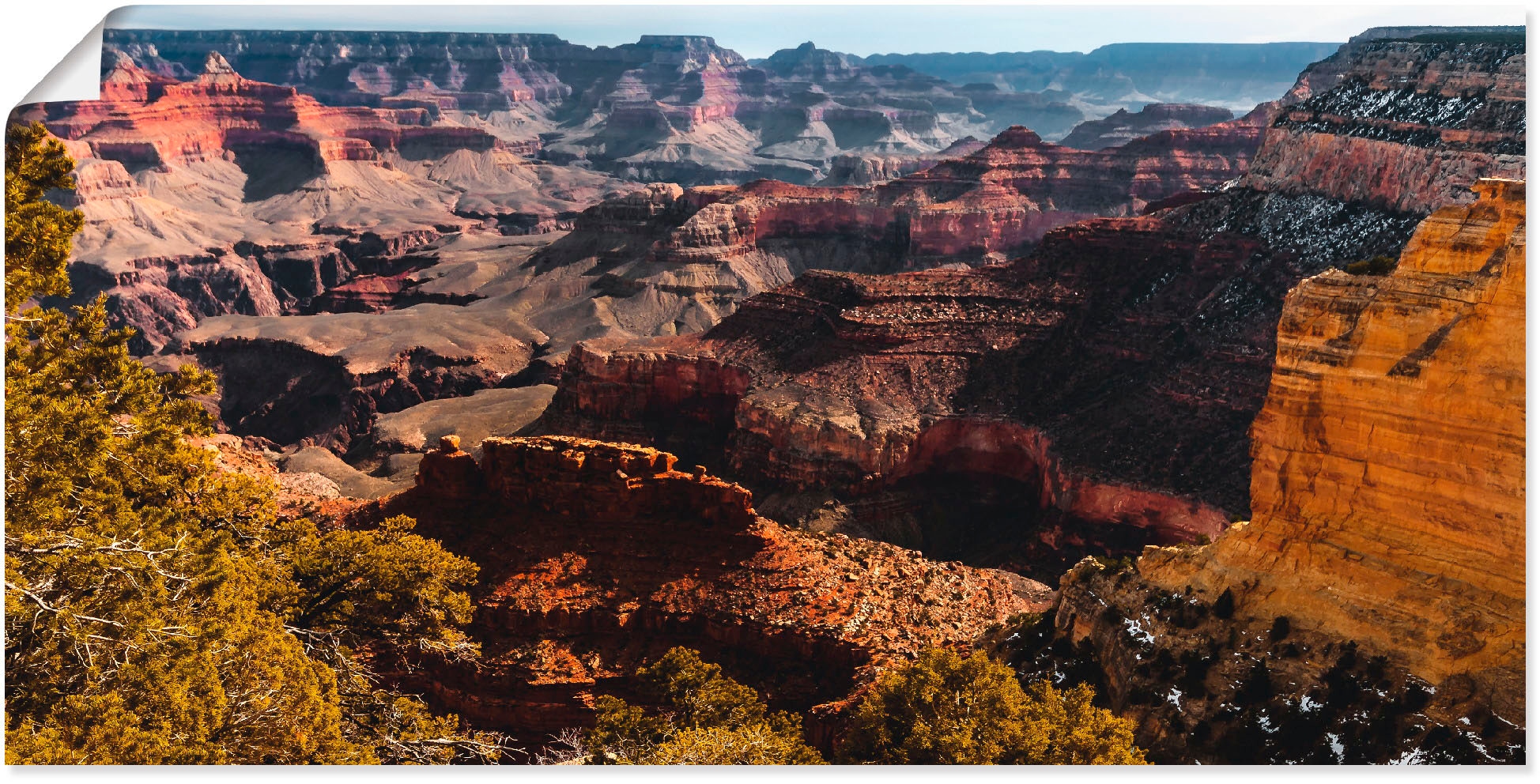 Poster »Grand Canyon«, Felsen, (1 St.), als Alubild, Leinwandbild, Wandaufkleber oder...