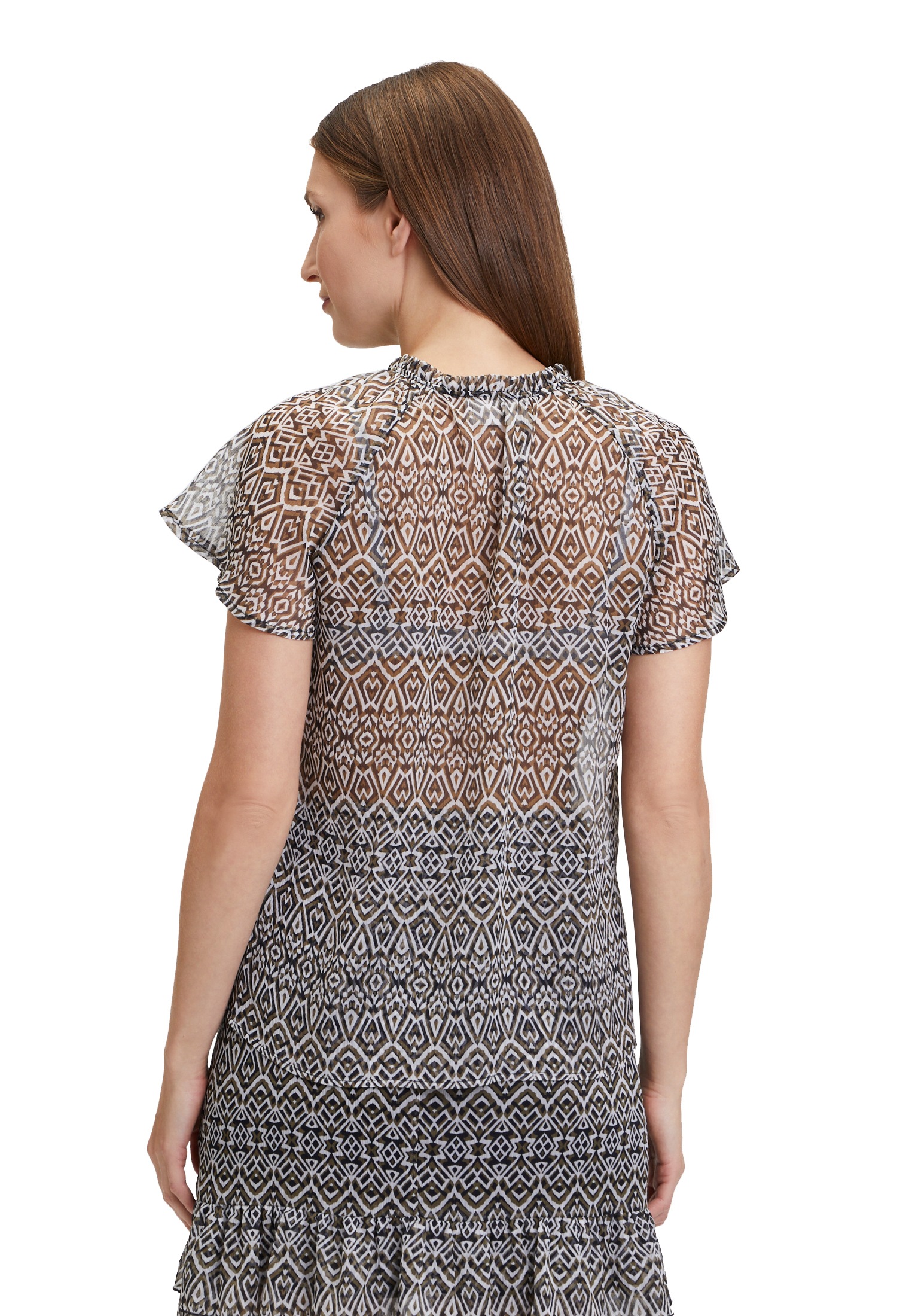Cartoon Klassische Bluse »Blusenshirt mit Schnürung«