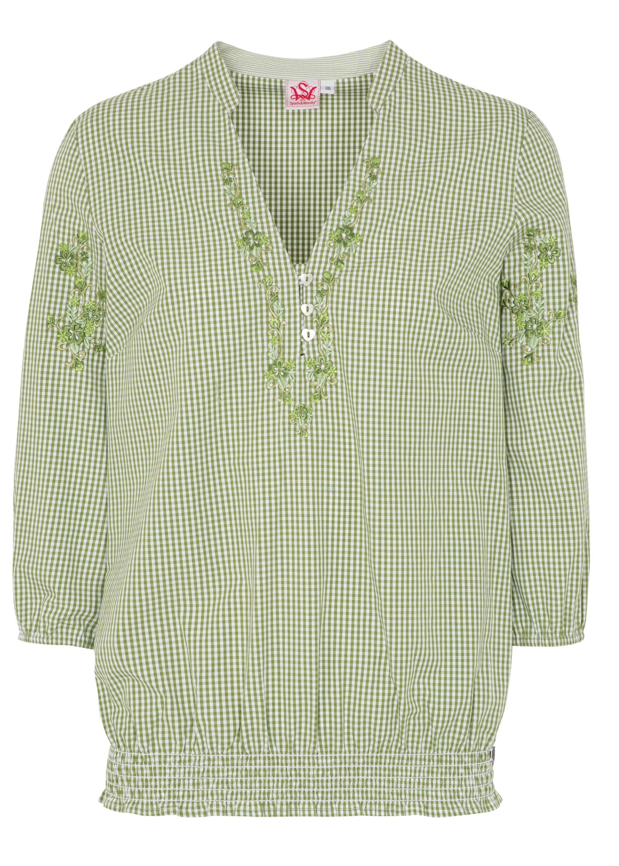 Spieth & Wensky Trachtenbluse Kiwi