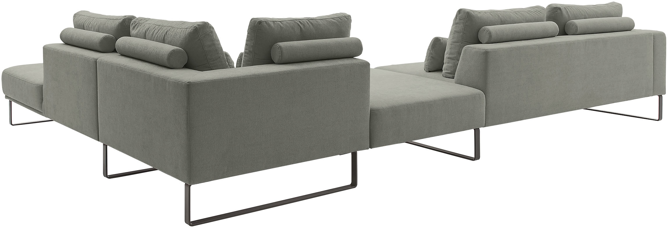 Musterring Ecksofa mit Zwischenhocker, wahlweise mit Funktion und Kissen, Maße 290 x 308