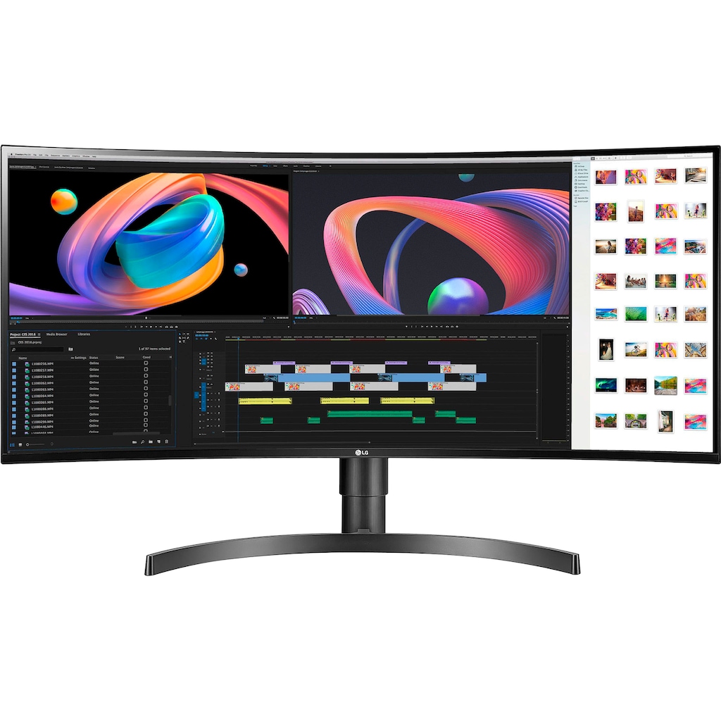 LG LCD-Monitor »UltraWide™ 34WN80C-B«, 87 cm/34 Zoll, 3440 x 1440 px, UWQHD, 5 ms Reaktionszeit, 60 Hz