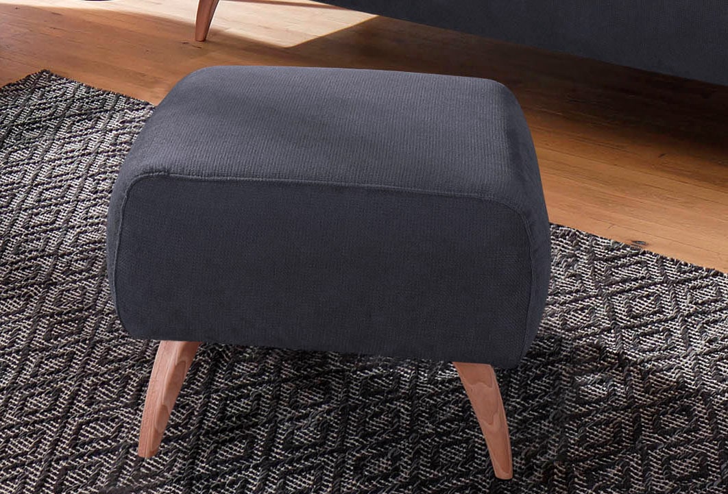Home affaire Hocker »Baggio« mit Holzfüßen