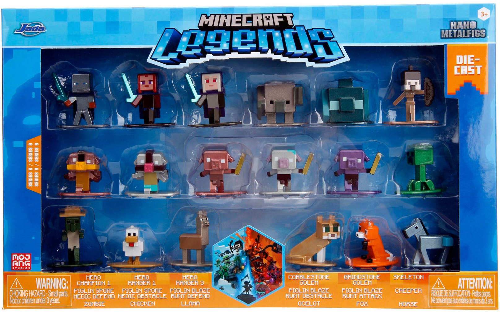 JADA Spielfigur »Minecraft, Legends Multi Pack Nano Metalfigs, Serie 9«, DIE-CAST