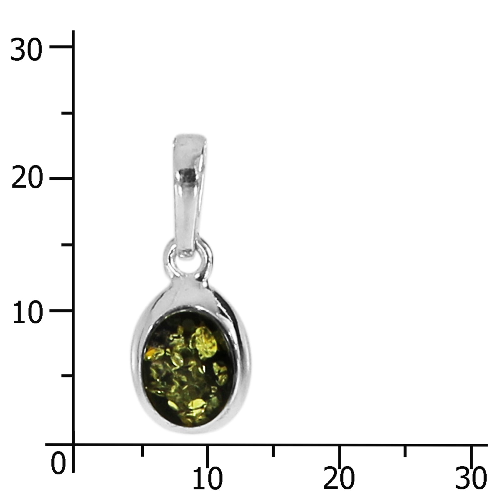 OSTSEE-SCHMUCK Kettenanhänger »- Olivia - Silber 925/000 - Bernstein«