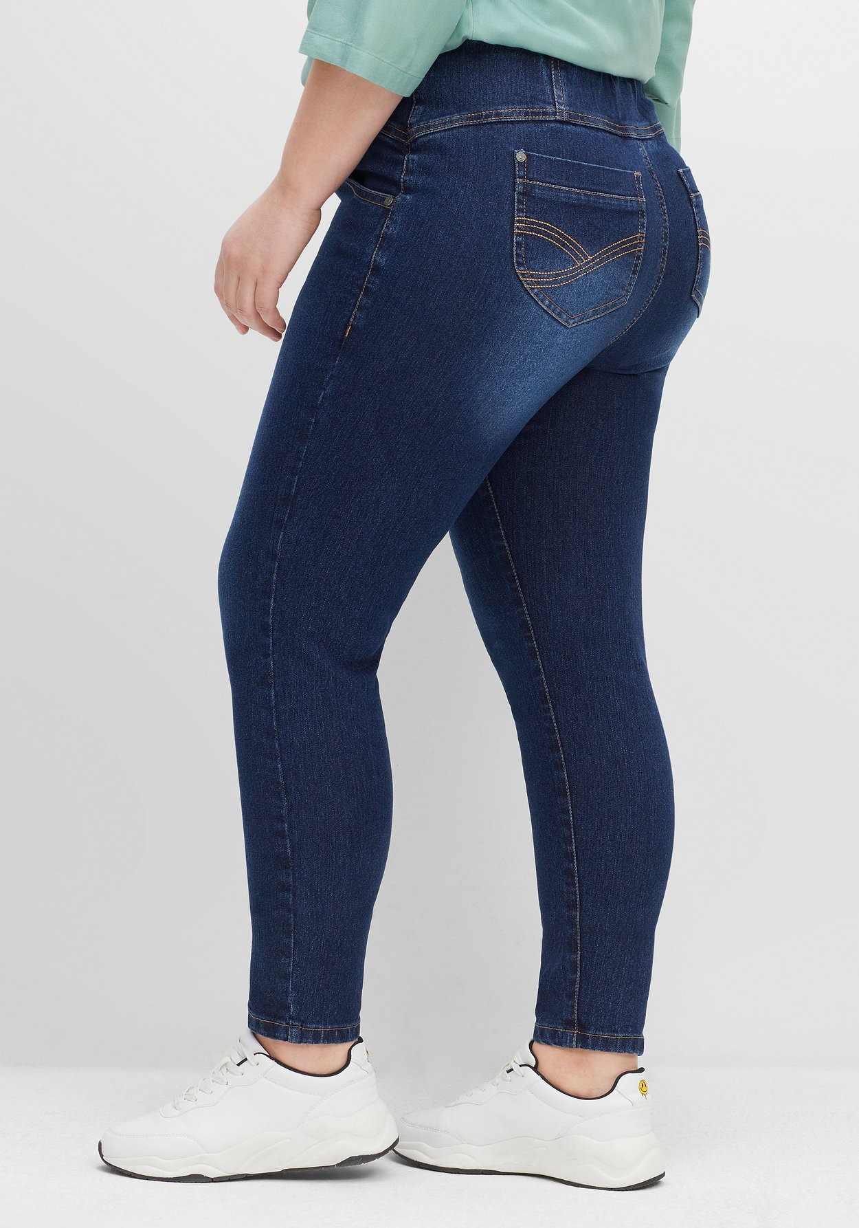 Sheego Schlupfjeans »Jeggings mit breitem Gummibund«