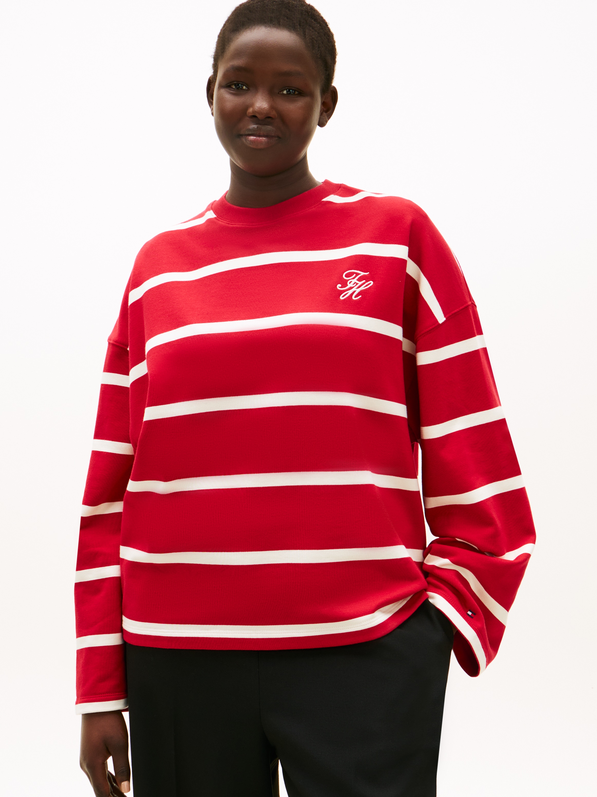 Tommy Hilfiger Curve Sweatshirt »CRV TH SCRIPT MDRN TERRY SWTSHRT«

