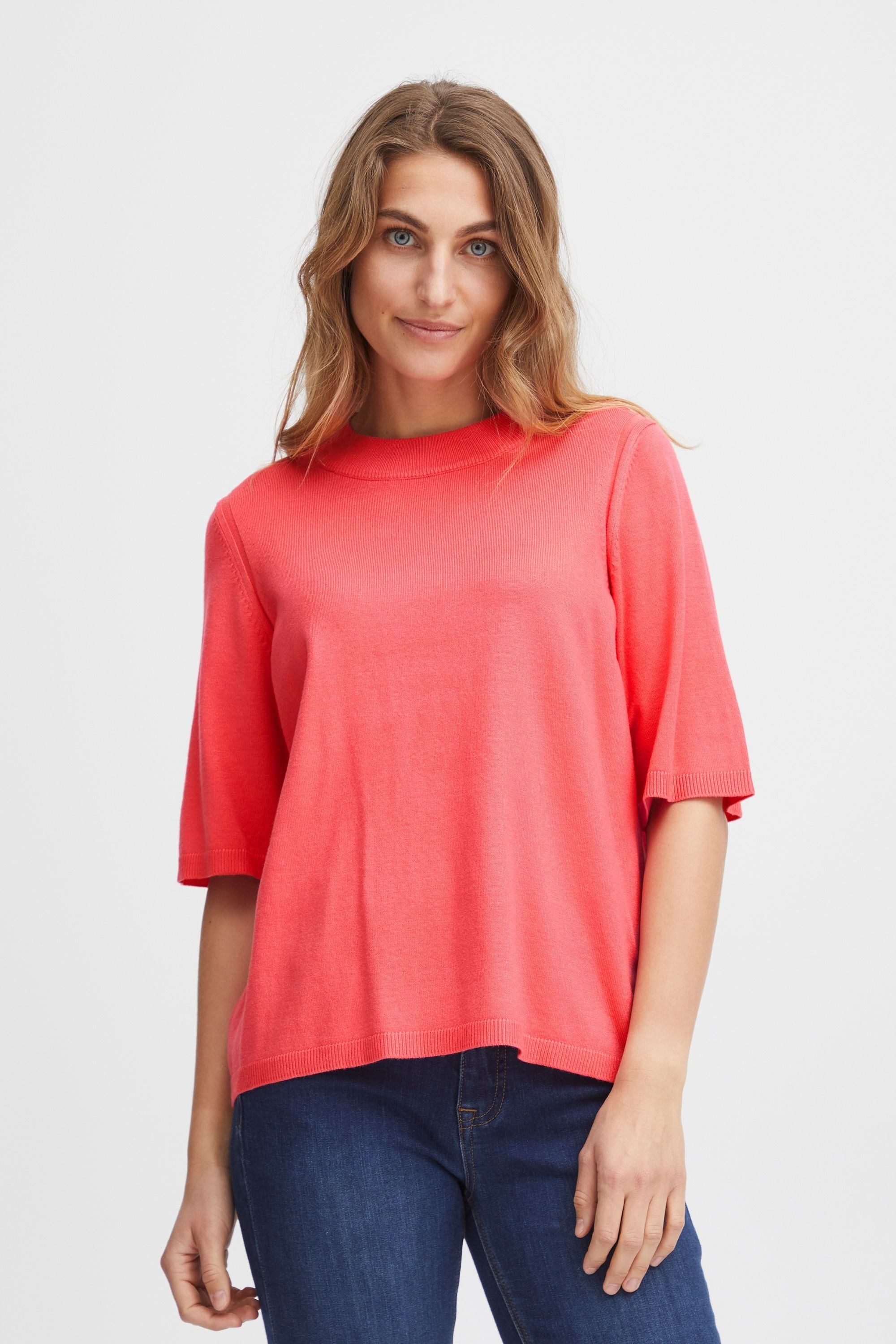 fransa Strickfleece-Pullover »Strickpullover FRBlume«