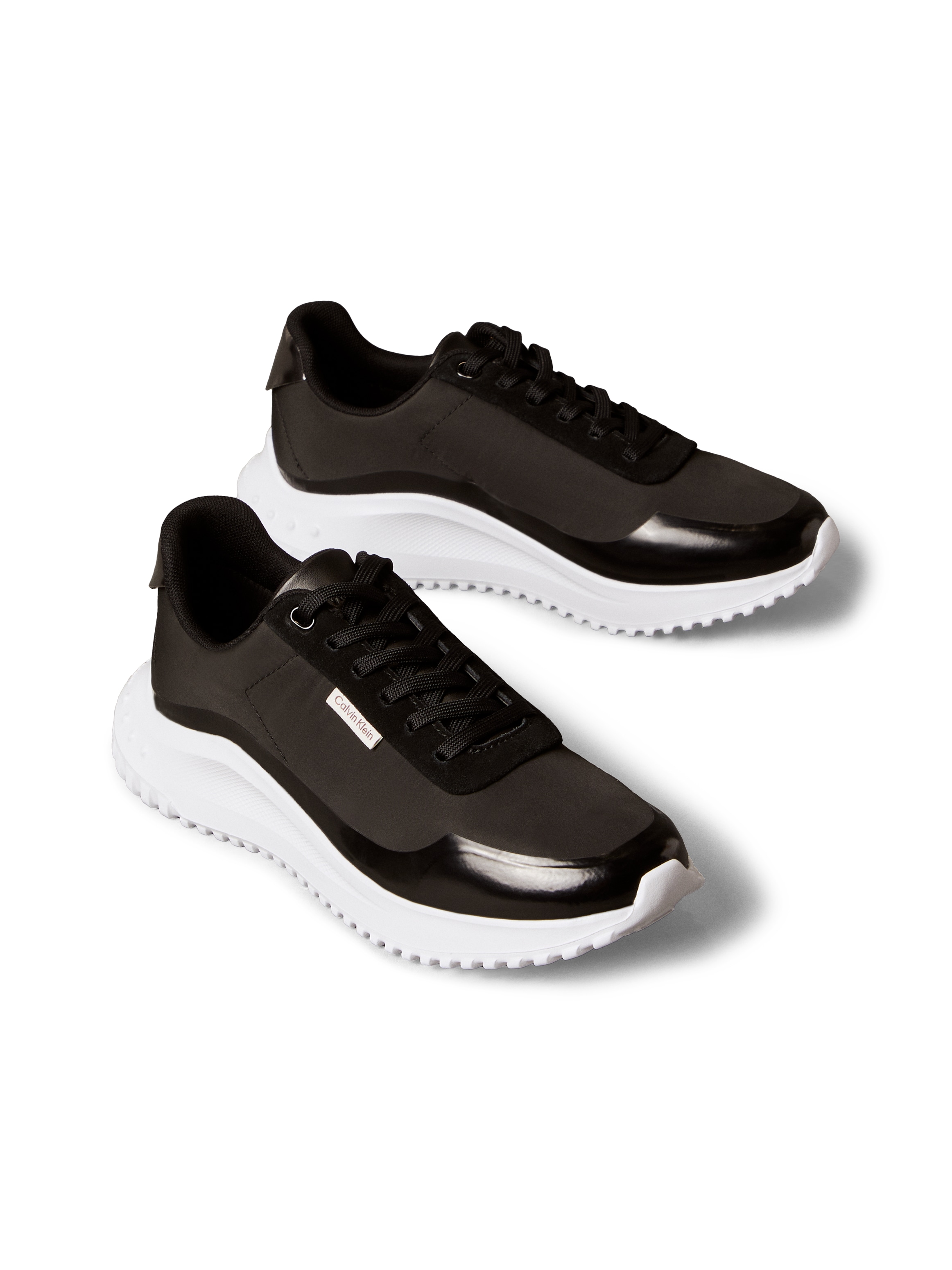 Calvin Klein Jeans Sneaker »EVA RUNNER LACE UP MAT MIX«  Halbschuh, Freizeitschuh, Schnürschuh mit leichter Profilsohle