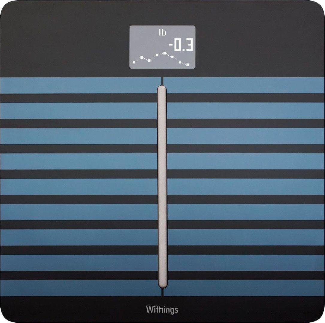 Withings Körper-Analyse-Waage »Body Cardio, Bluetooth und W-Lan fähig«, zeigt Körperfettanteil (KFA), Muskelmasse, Wasseranteil