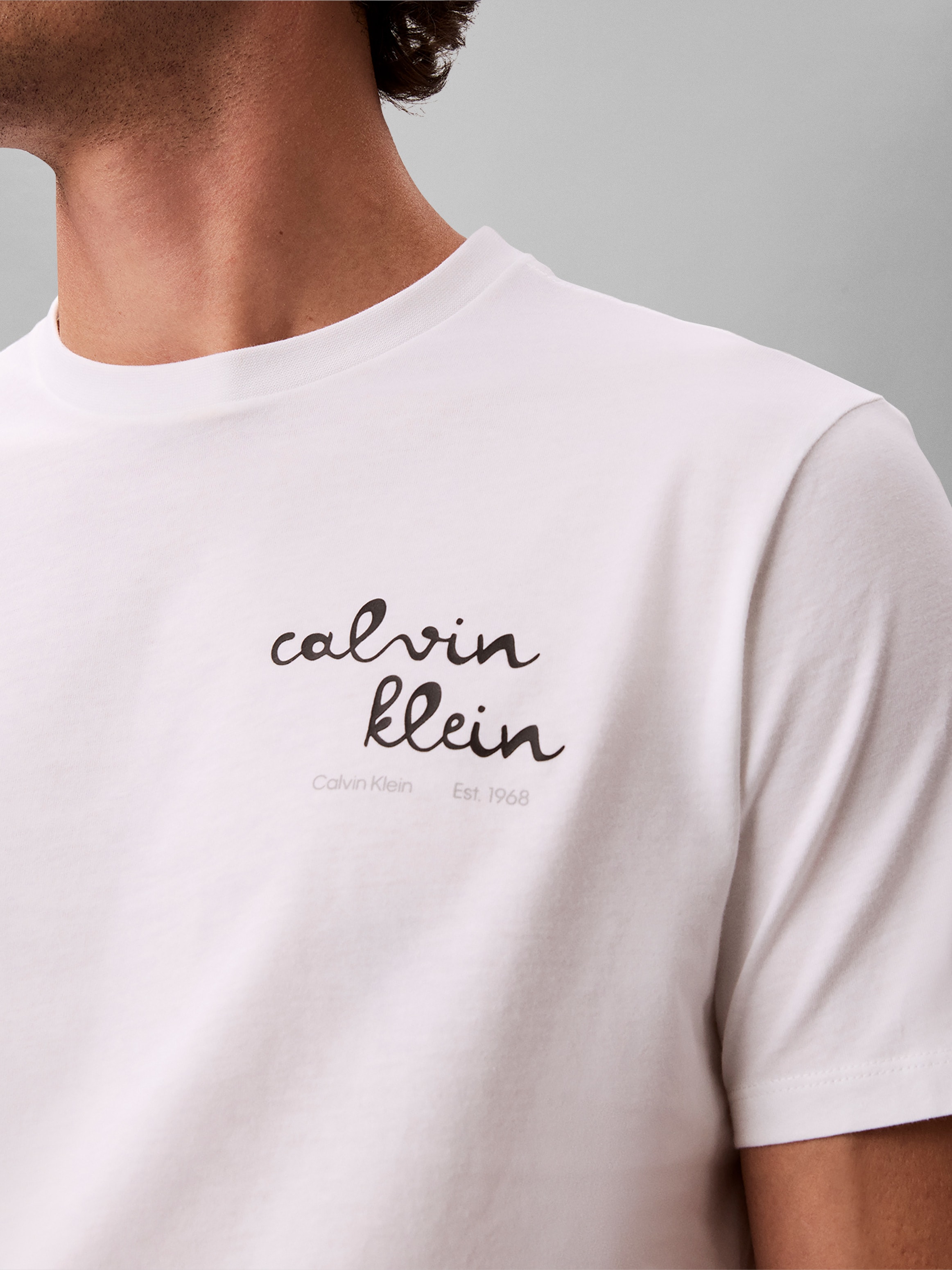 Calvin Klein Jeans T-Shirt »LINES SEASONAL« Regular fit mit Print