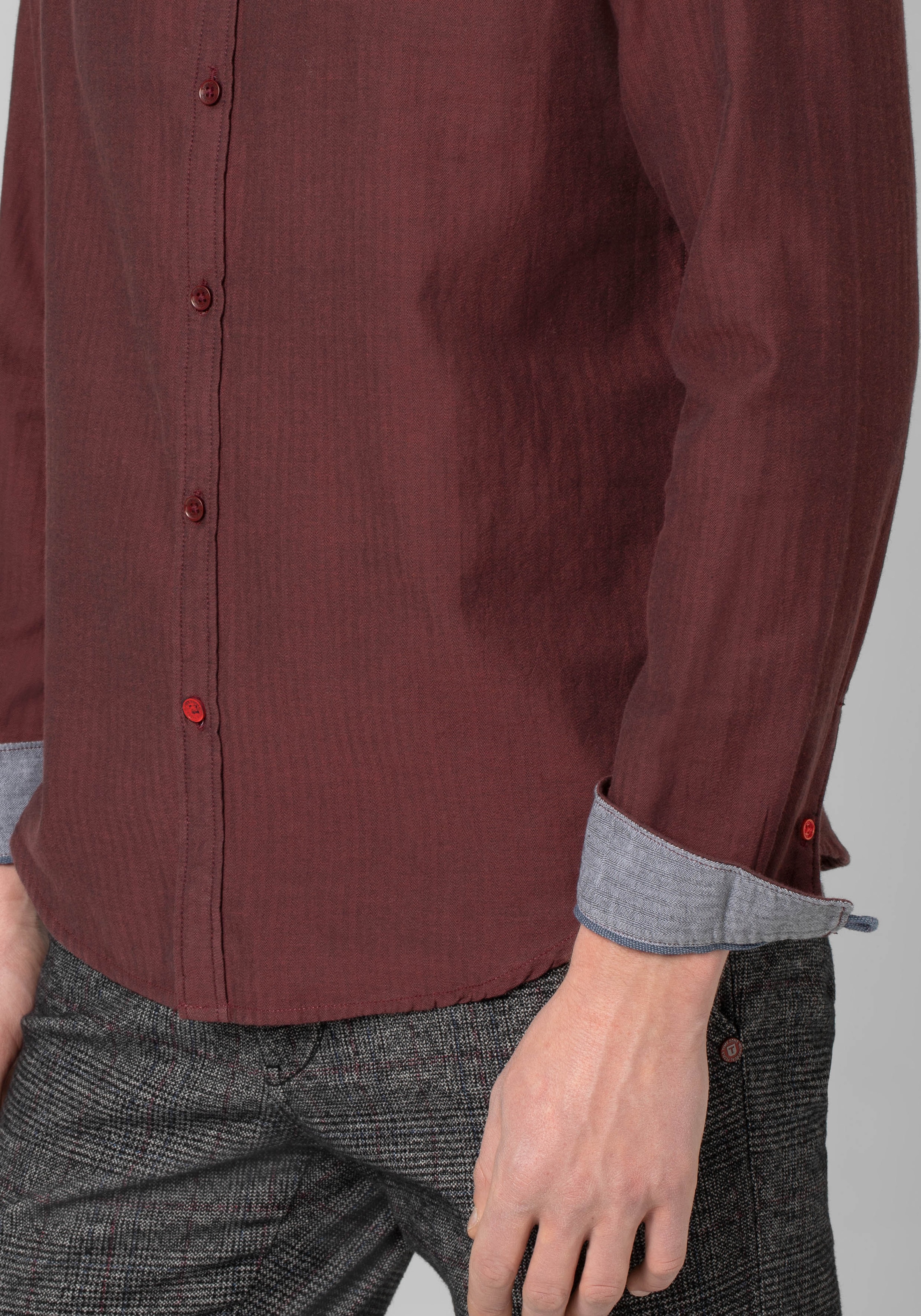 TIMEZONE Langarmhemd »Micro Pattern Shirt«