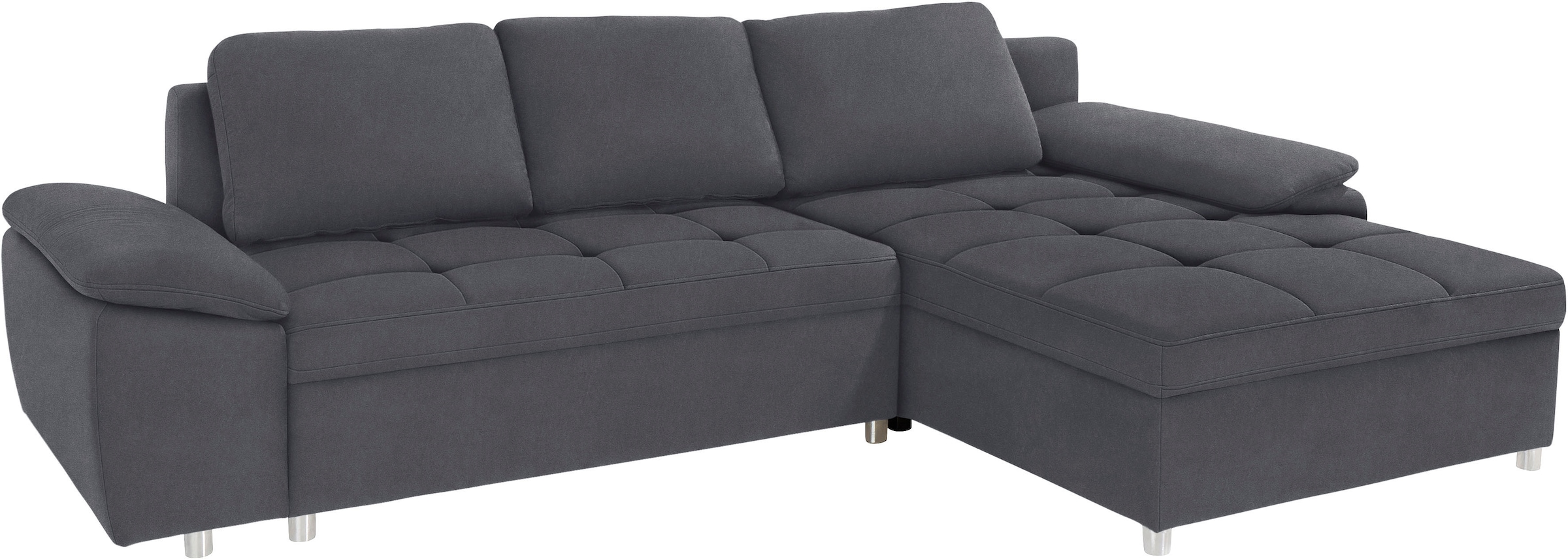 sit&more Ecksofa Labene, wahlweise mit Bettfunktion und Bettkasten, inkl. Rückenkissen