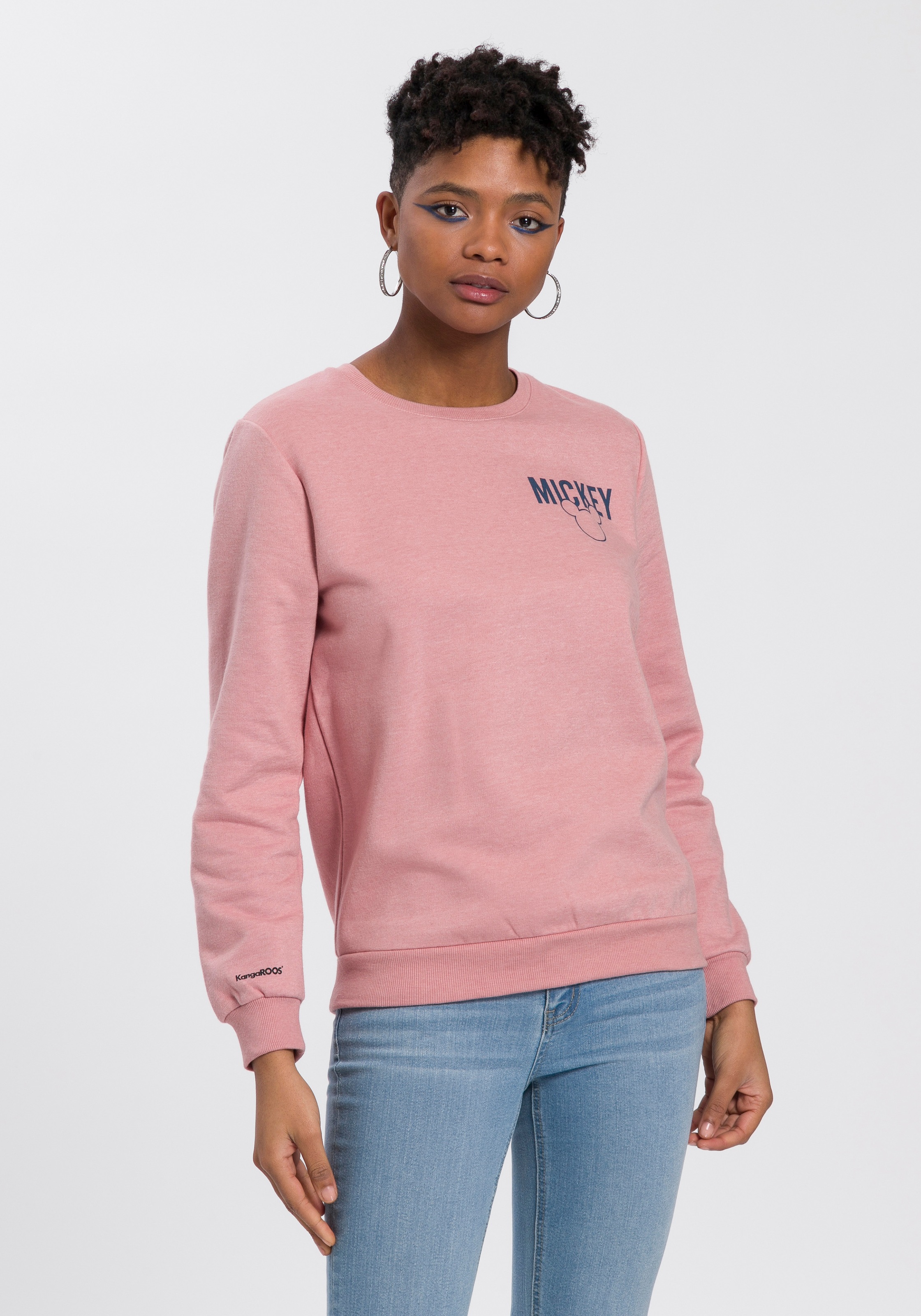 KangaROOS Sweatshirt, mit coolem Mickey Maus Druck im Retro-Look - NEUE KOLLEKTION