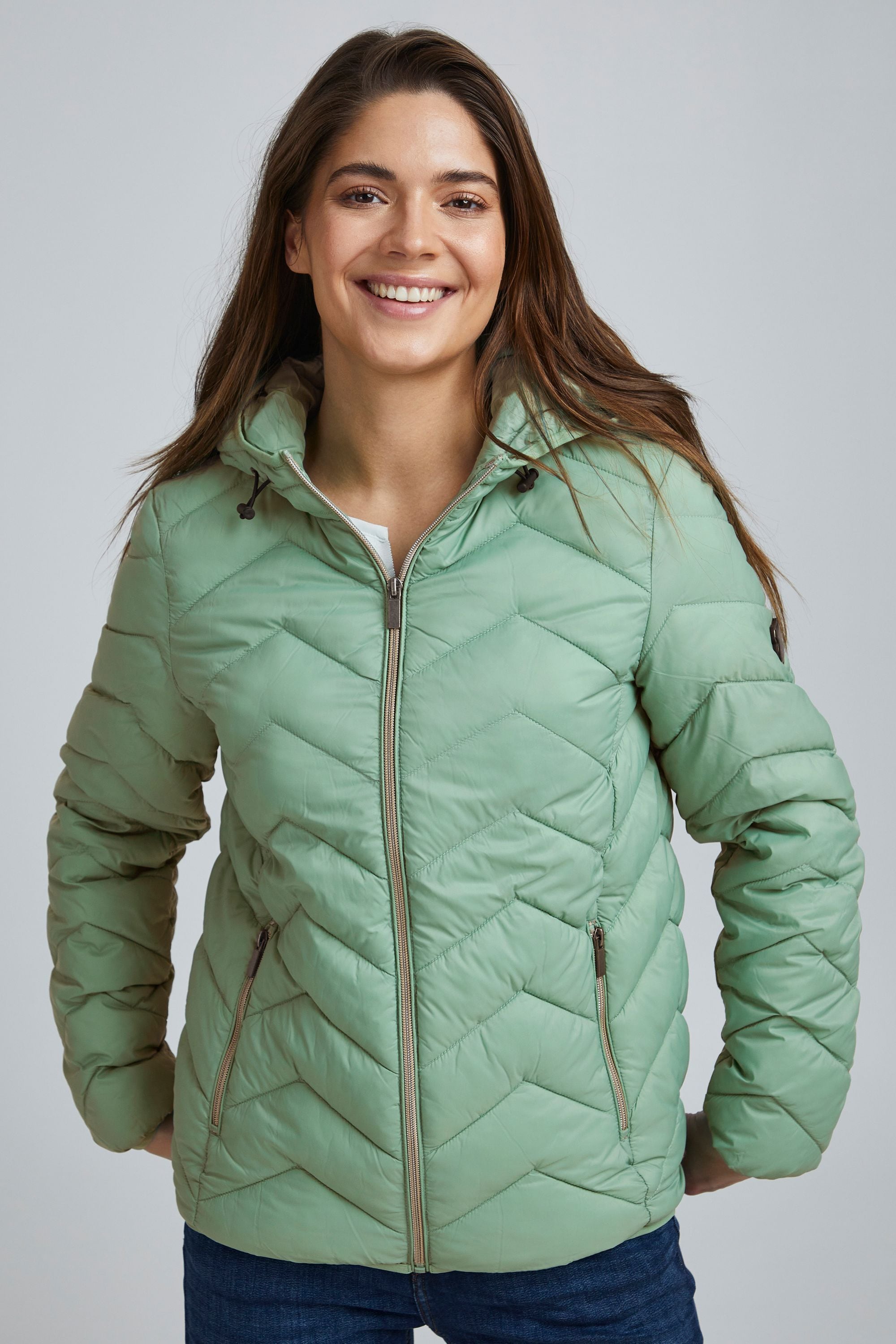 fransa Steppjacke »Steppjacke FRBapadding«, mit Kapuze