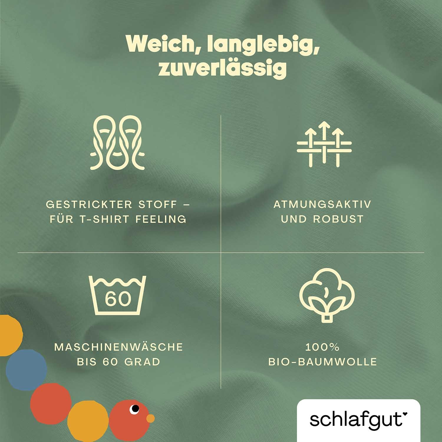 Schlafgut Spannbettlaken »Casual Mini Spannbettlaken«, für Kinder, MADE IN GREEN by OEKO-TEX®