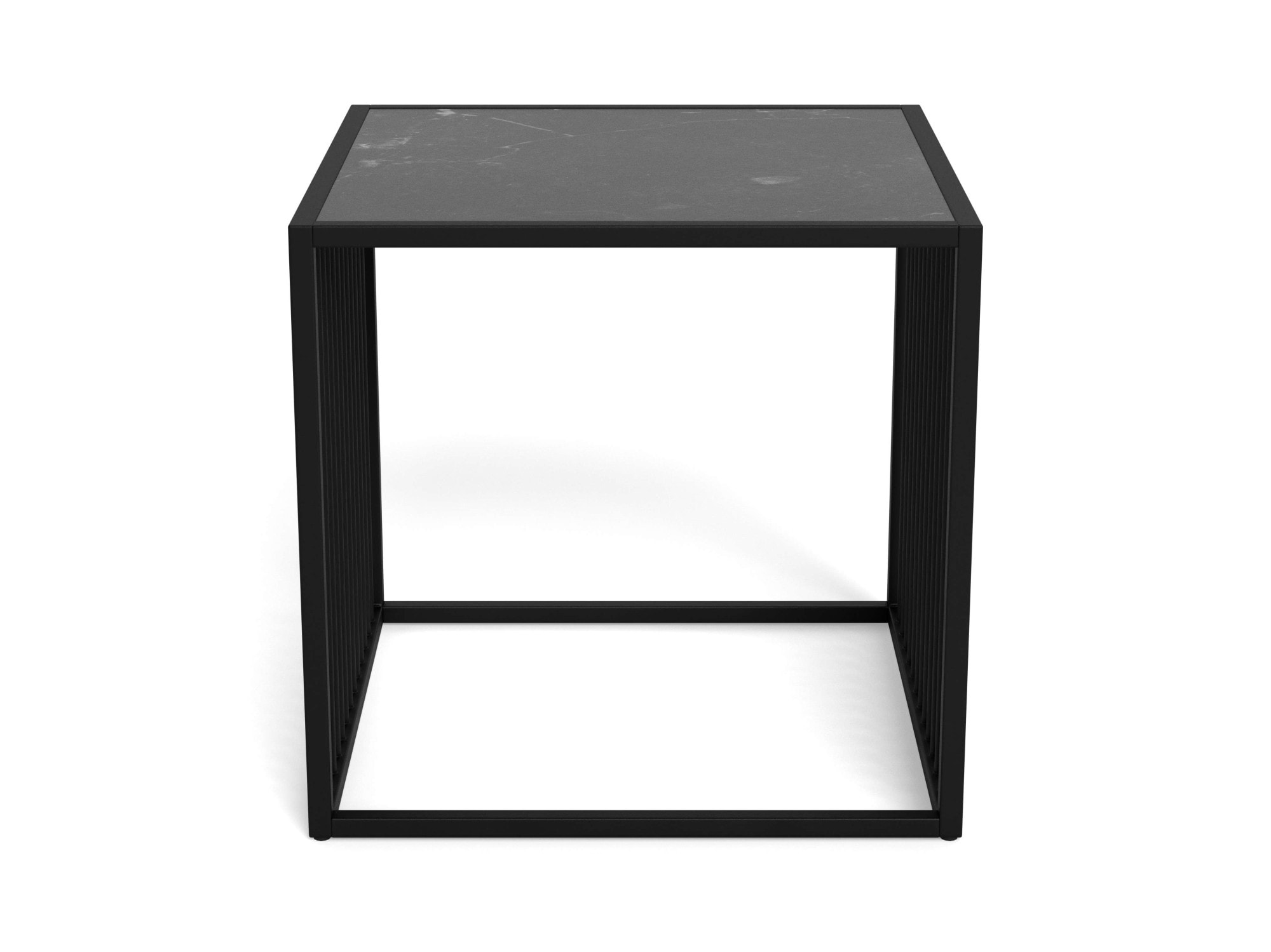 ACTONA GROUP Beistelltisch »Kaffeetisch, Beistelltisch« Ecktisch, Tischplatte Izmir schwarz, Maße 40x40x40cm