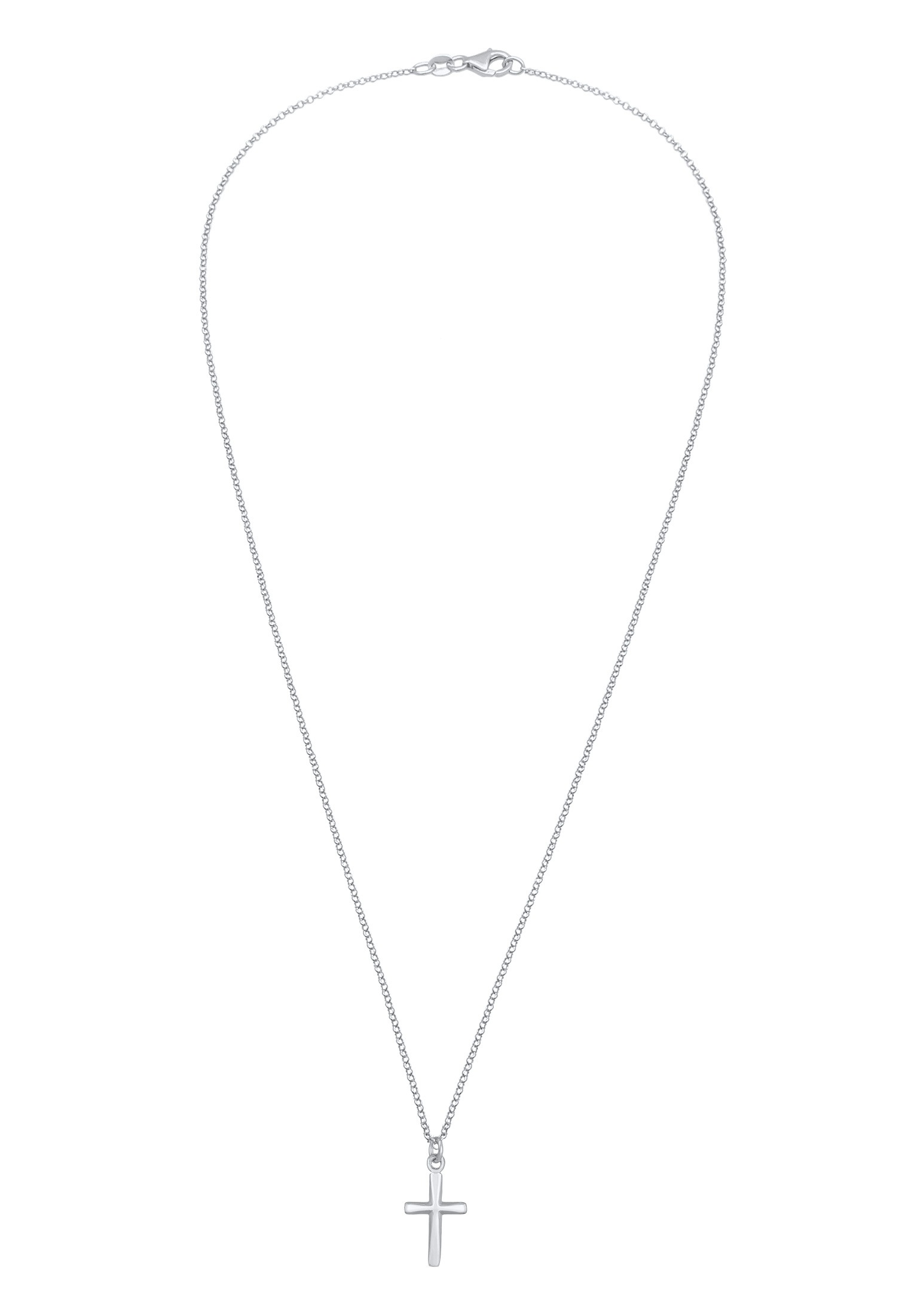Elli Kette mit Anhänger »Halskette Kreuz Filigran Glauben Symbol 925 Silber«
