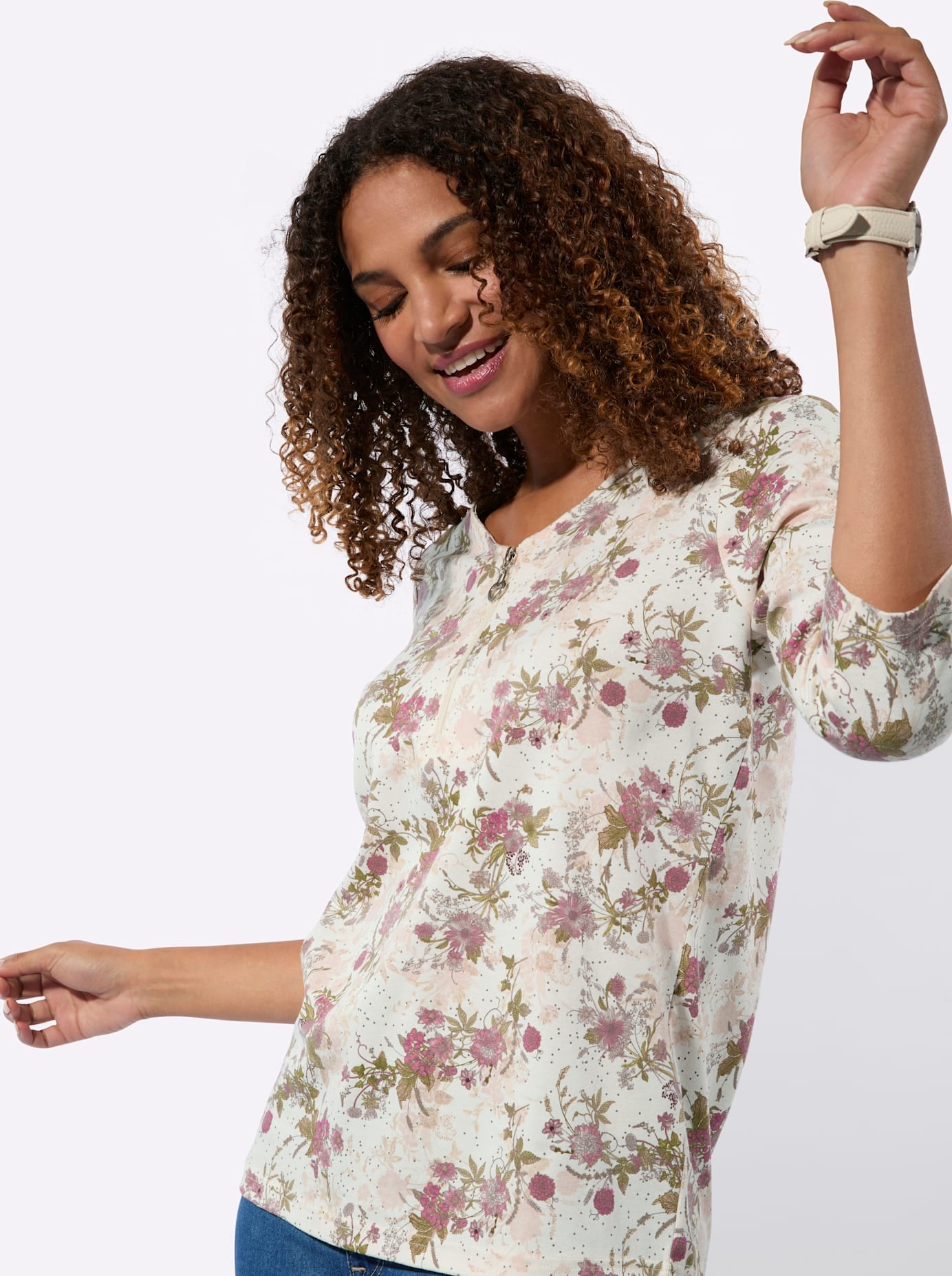 Inspirationen 3/4-Arm-Shirt »3/4-Arm-Shirt« 1 tlg.