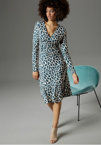 Aniston SELECTED Jerseykleid, im farbigen animal-print kaufen