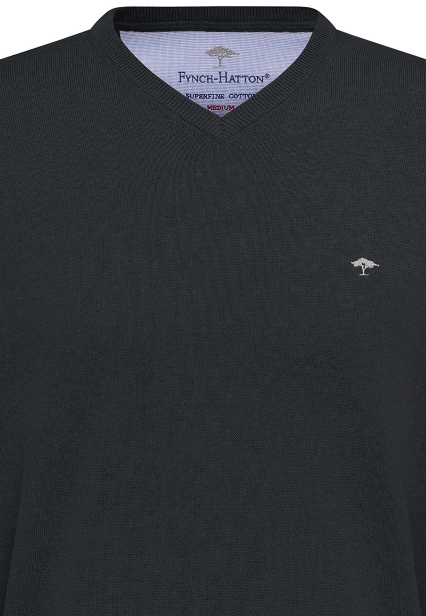 FYNCH-HATTON Strickpullover »FYNCH-HATTON Pullover mit V-Kragen«, mit V-Ausschnitt