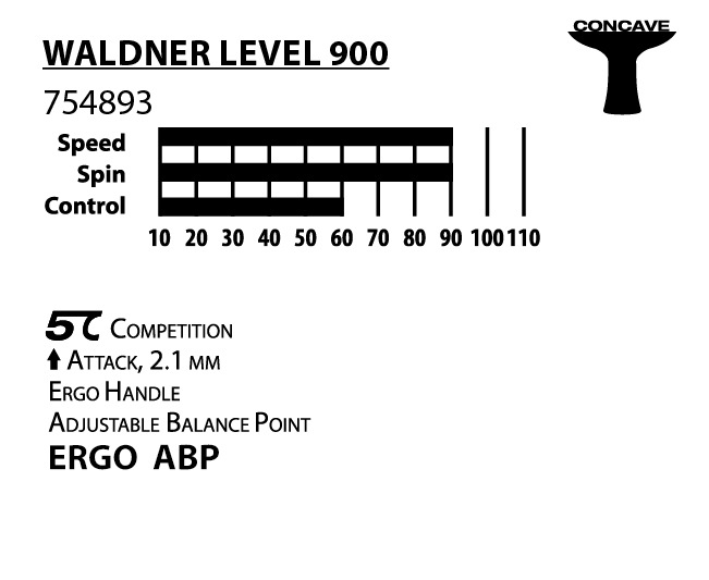 Donic-Schildkröt Tischtennisschläger »Waldner 900«