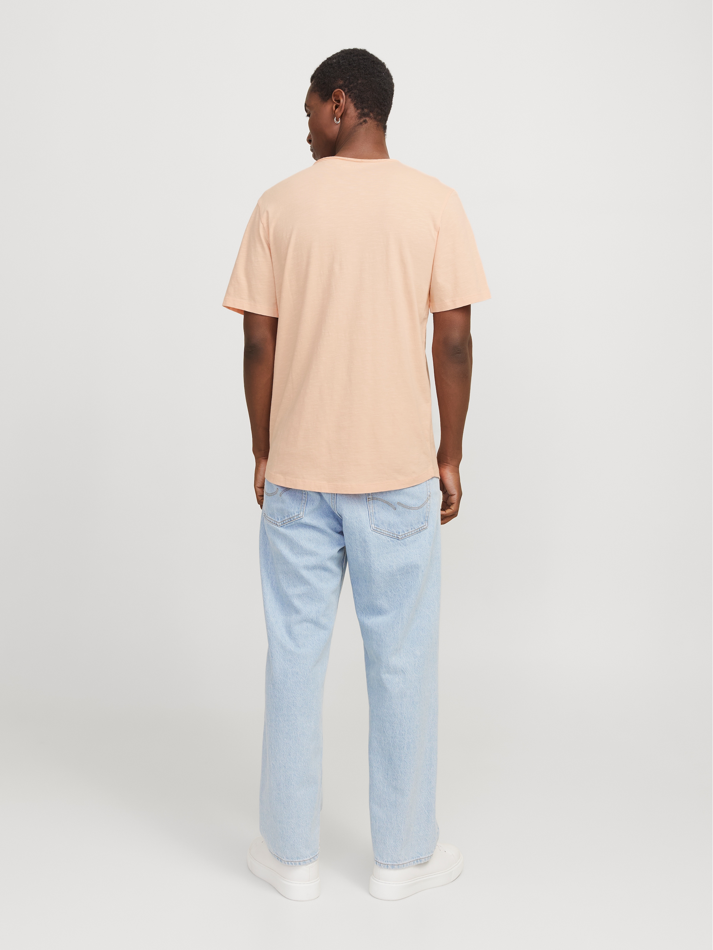 Jack & Jones Rundhalsshirt »JJEBASHER TEE O-NECK SS NOOS«, mit Rundhalsausschnitt