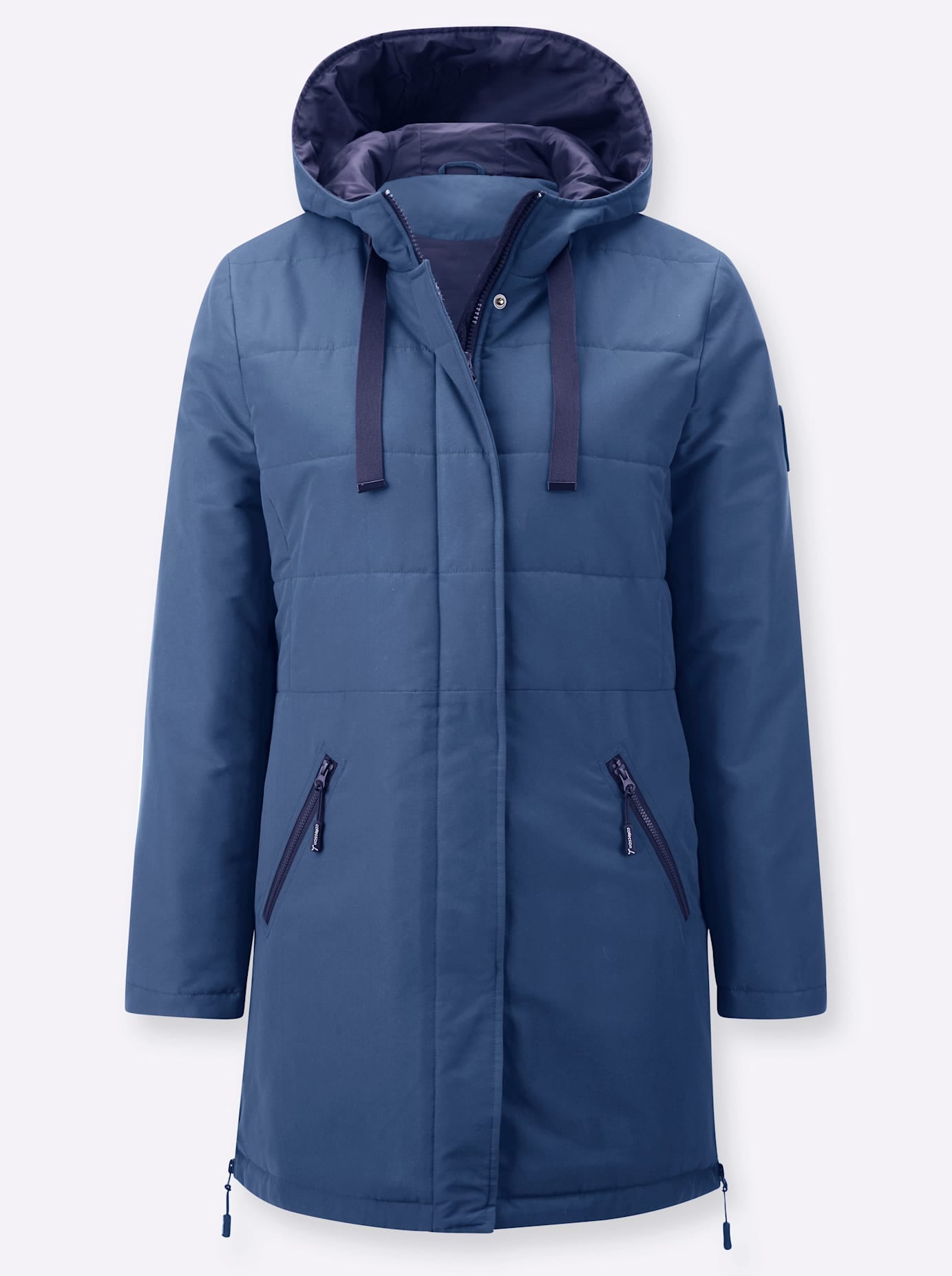 Casual Looks Langjacke, mit Kapuze