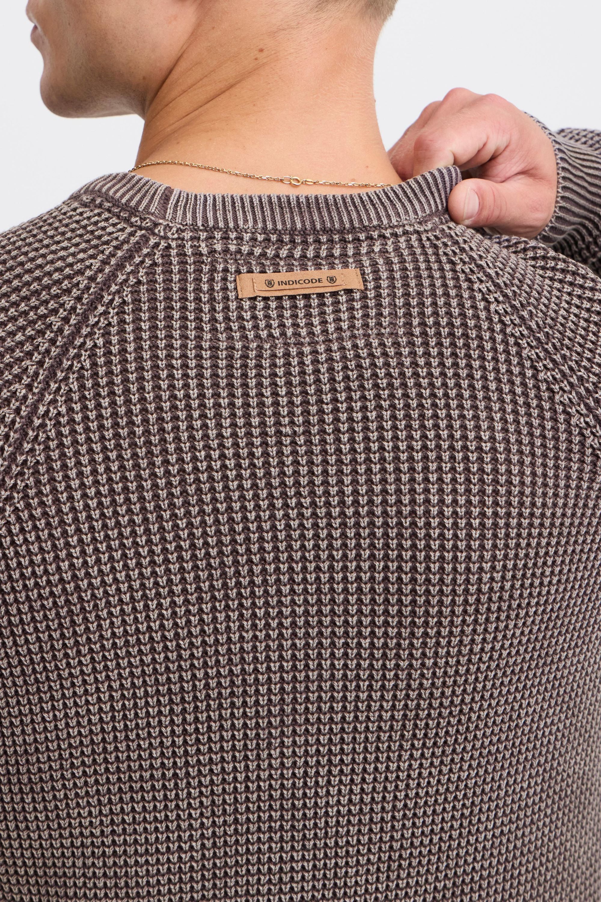 Indicode Strickfleece-Pullover »Strickpullover IDRockford«