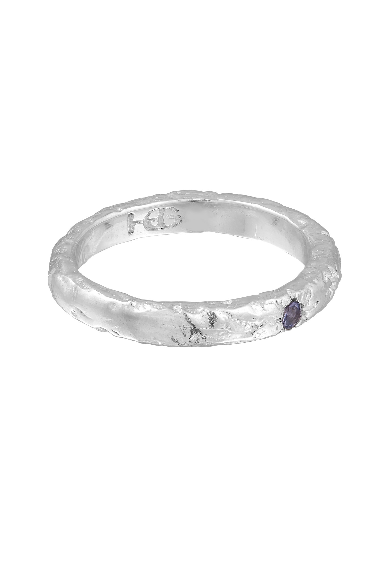 HAZE & GLORY Silberring »Ring Bandring Stern Tansanite - Starlover 925 Silber«