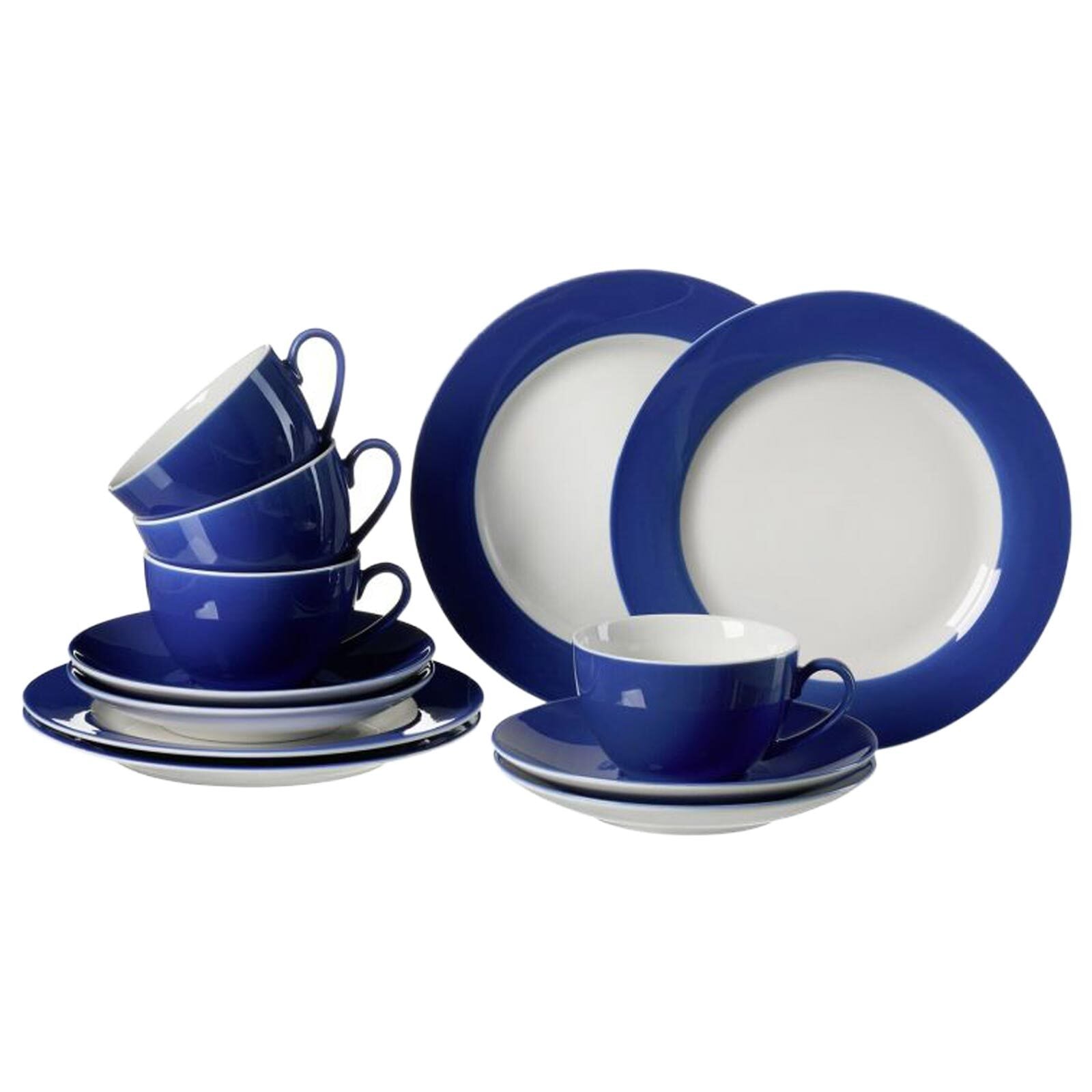 Ritzenhoff & Breker Geschirr-Set »Kaffeeservice Doppio 12er Set« Spülmaschinengeeignet, Spülmaschinenfest