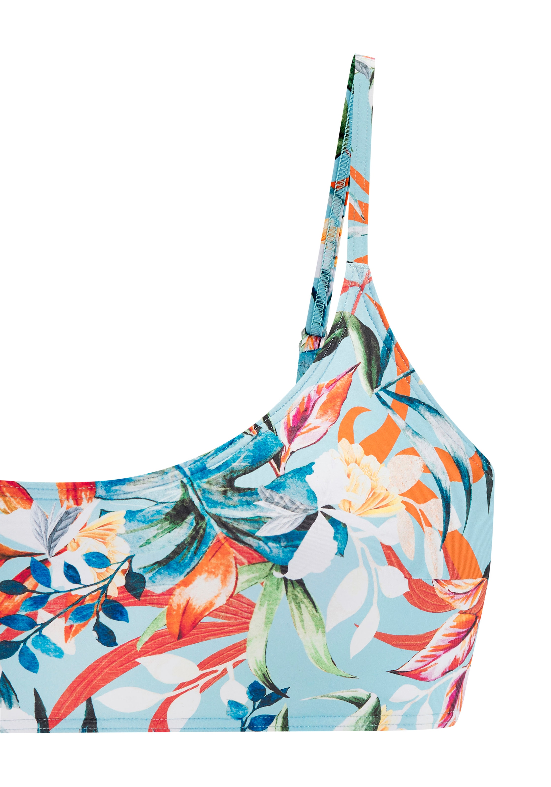 Venice Beach Bustier-Bikini-Top »Caru«, mit modernem Allover-Print