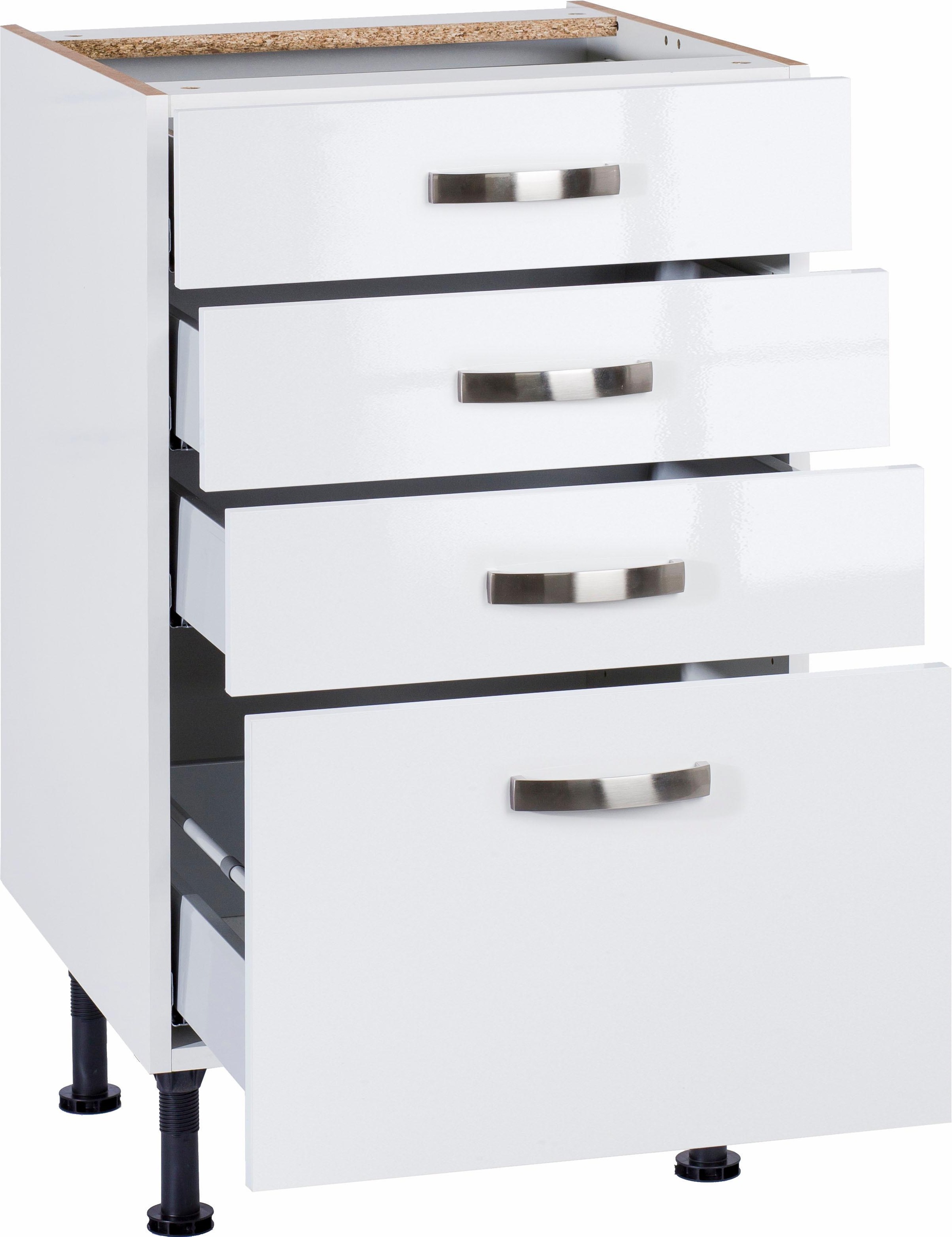 KOCHSTATION Unterschrank »KS-Cara«, Breite 50 cm, mit Vollauszügen und Soft-Close-Funktion