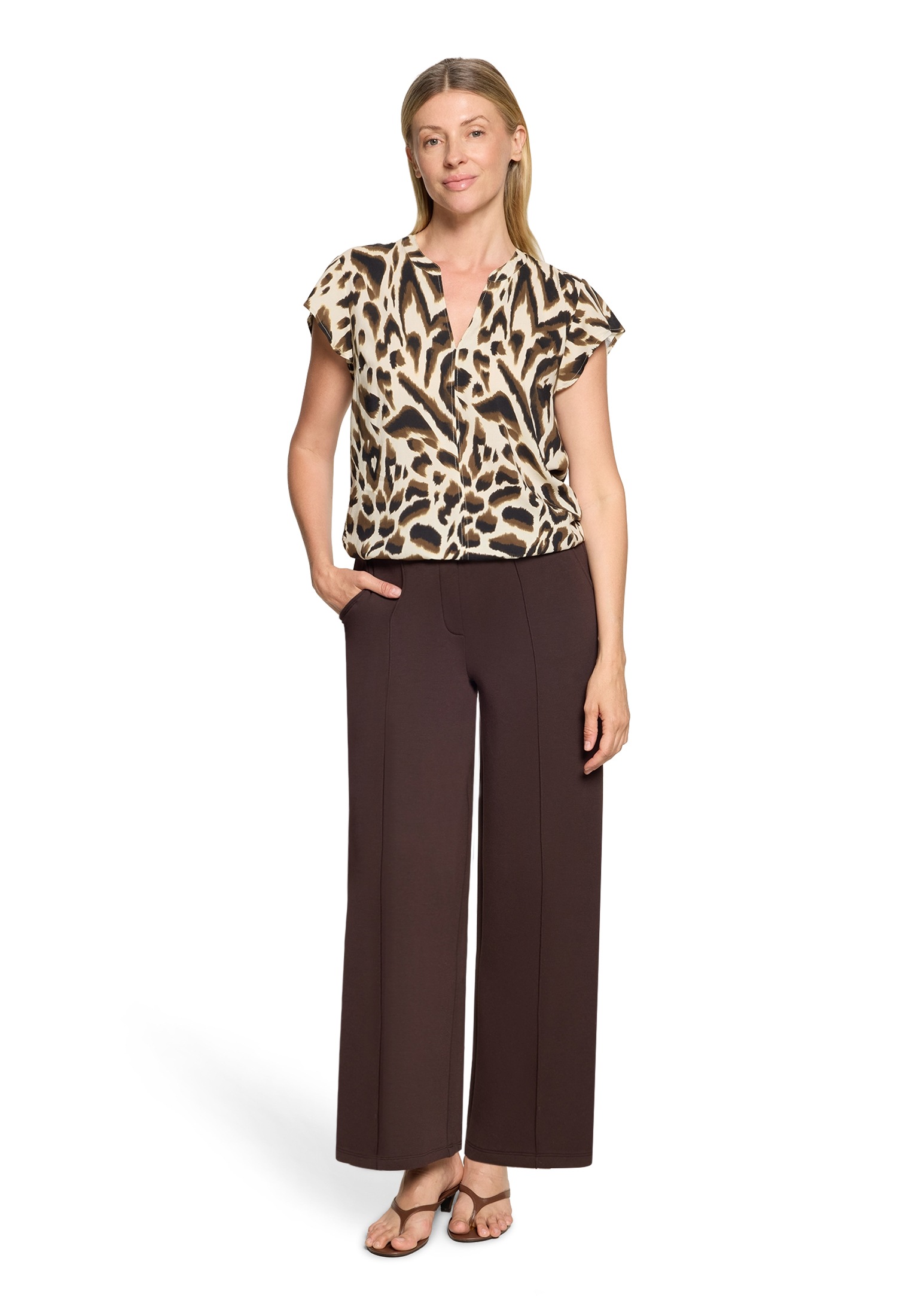 Cartoon Klassische Bluse »Blusenshirt mit Volant«