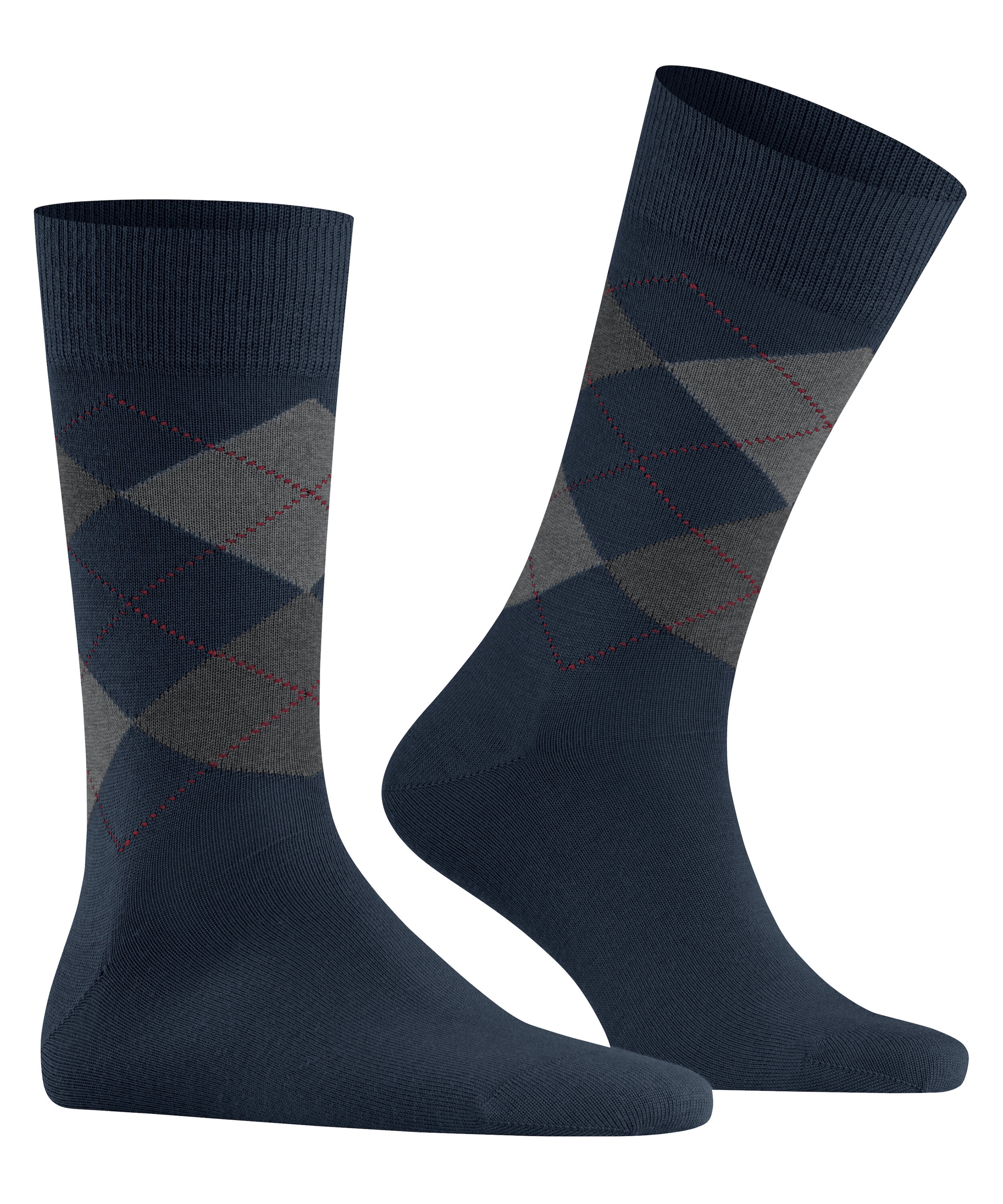Burlington Socken »Edinburgh« Einheitsgröße 40-46, klassisches Argyle-Muster, wärmende Wollmischung