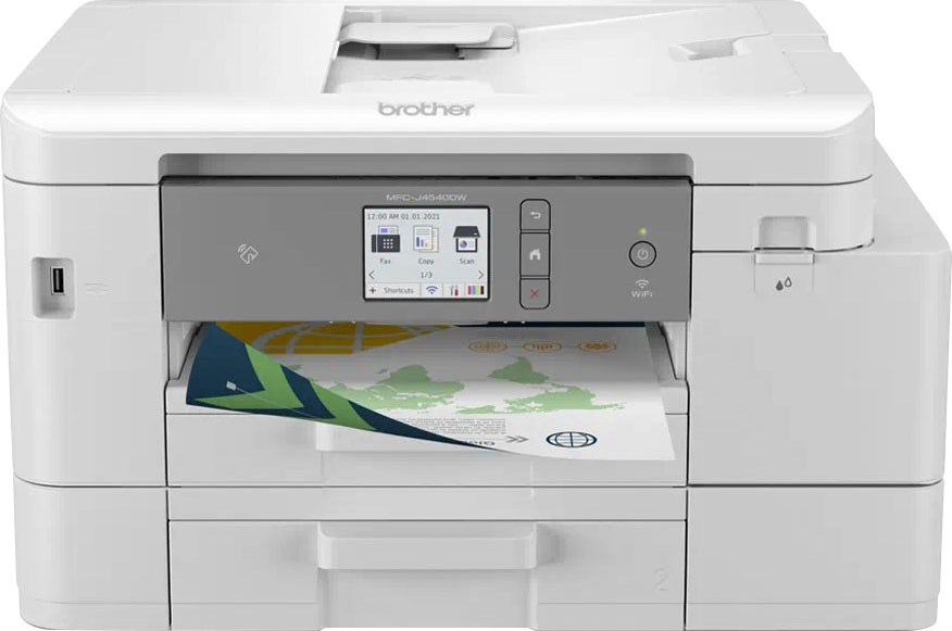 Brother Multifunktionsdrucker »MFC-J4540DW« 4-in-1-Tintenmultifunktionsgerät mit WLAN in grau