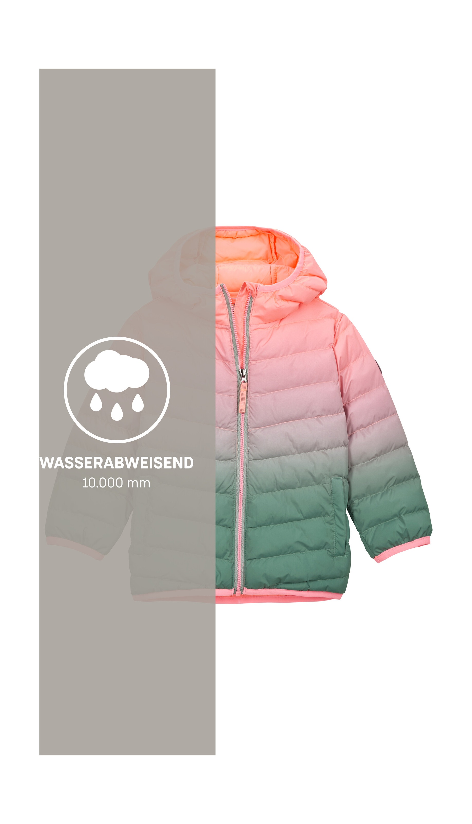 first instinct by killtec Steppjacke »FIOS 16 MNS QLTD JCKT« Leichte Steppjacke mit Farbverlauf und Teflon EcoElite™ Imprägnierung