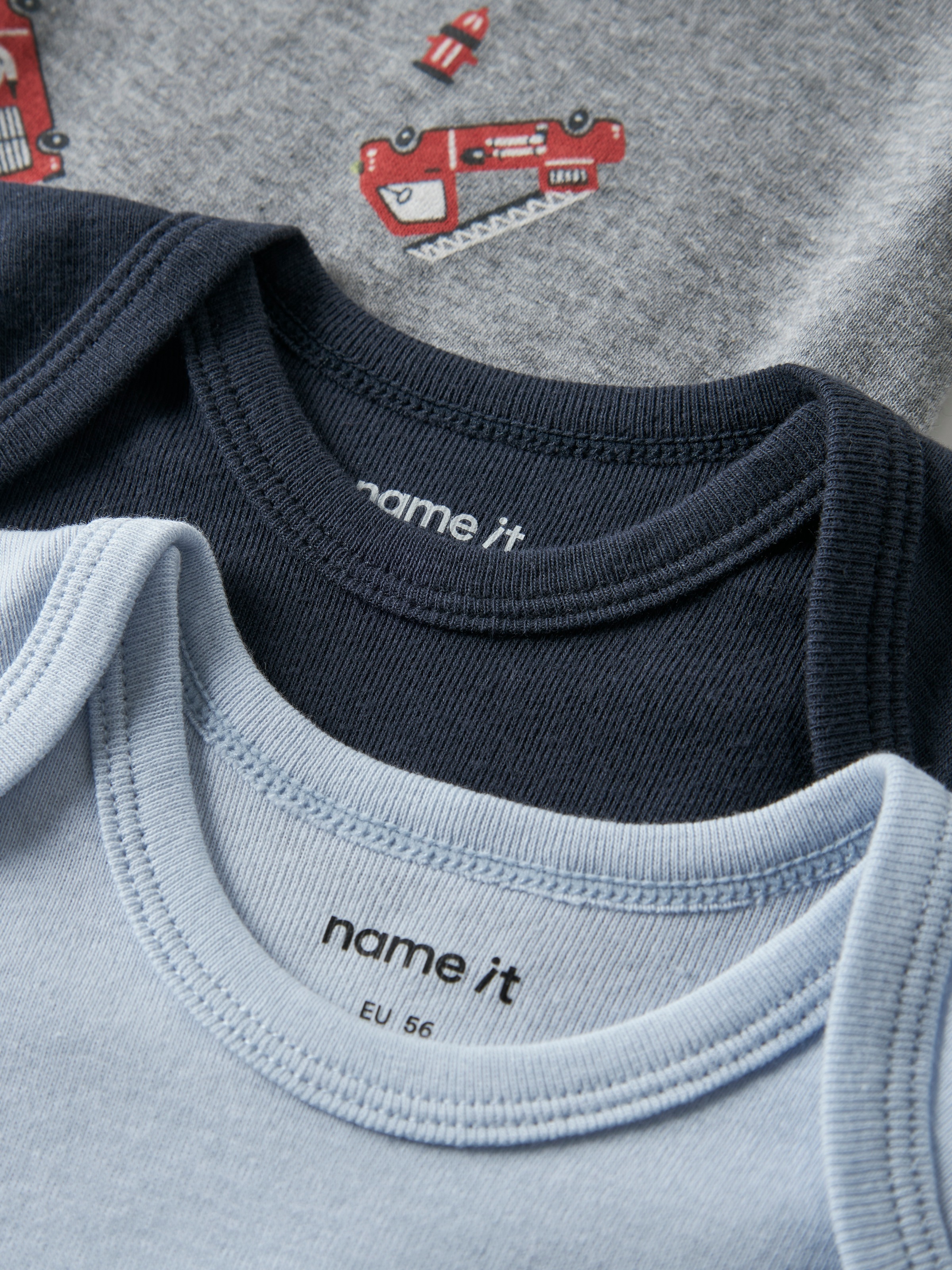 Name It Kurzarmbody »NBMBODY 3P SS FIRETRUCK NOOS« Packung, 3 tlg.