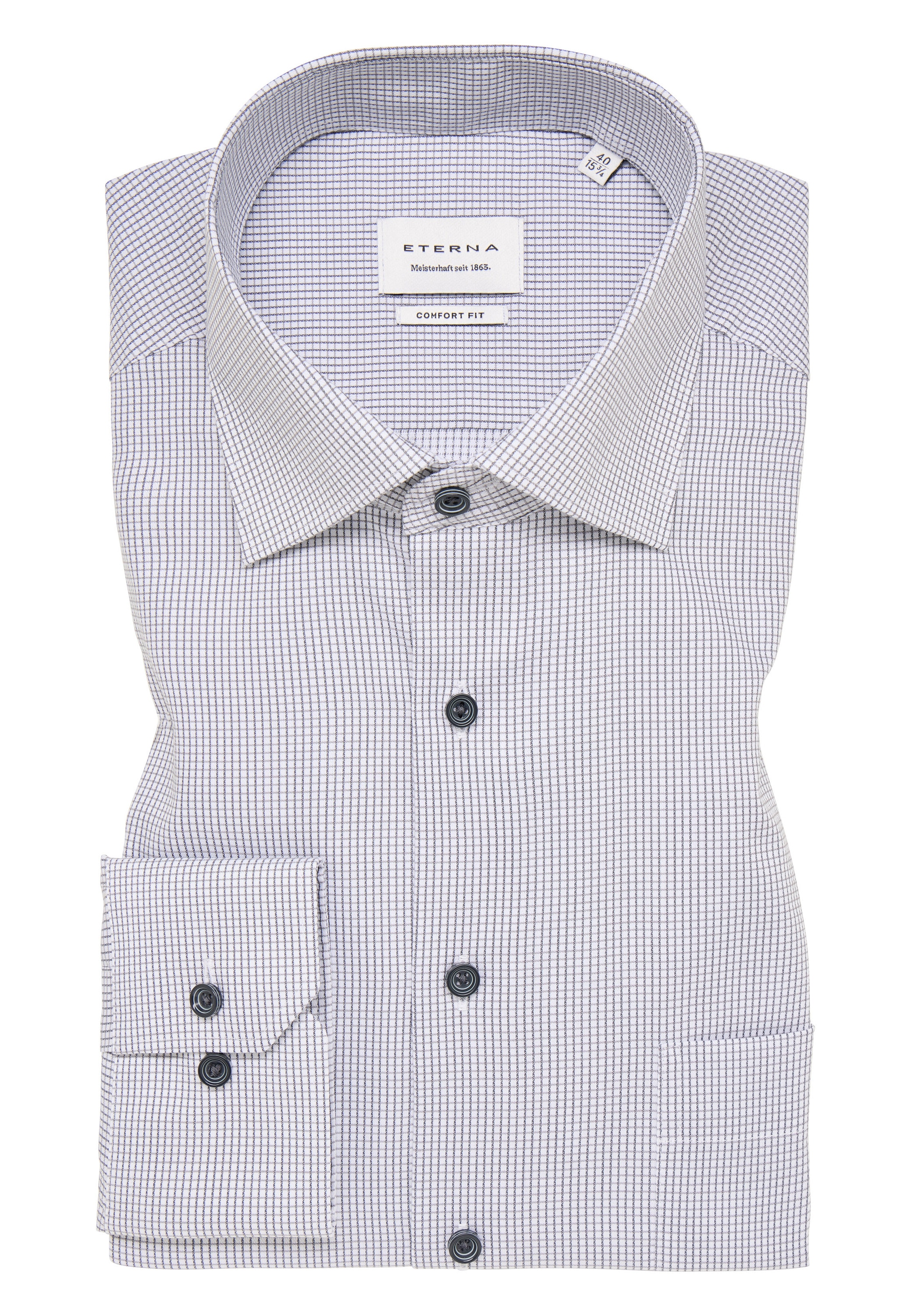 Eterna Langarmhemd »COMFORT FIT«, NON IRON (bügelfrei)