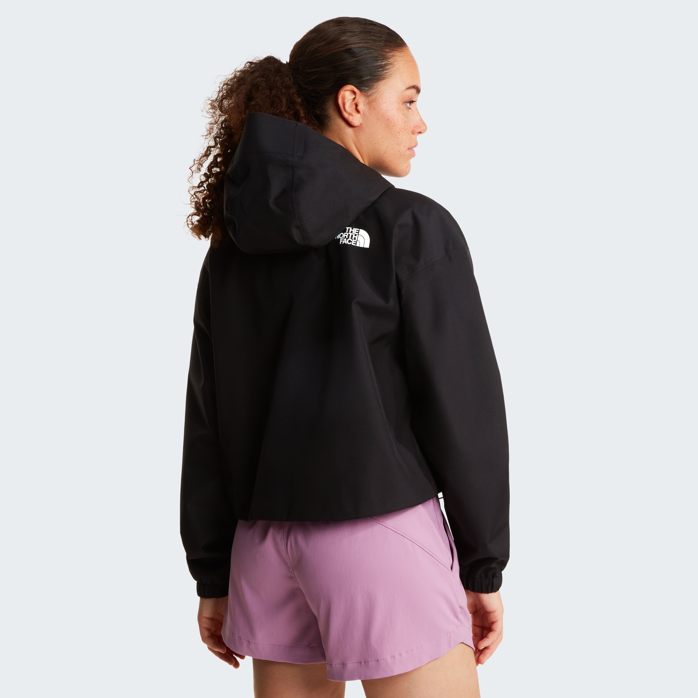 The North Face Funktionsjacke »W QUEST MONO CROPPED  JACKET« leichte Funktionsjacke, für Wandern, aus Polyester