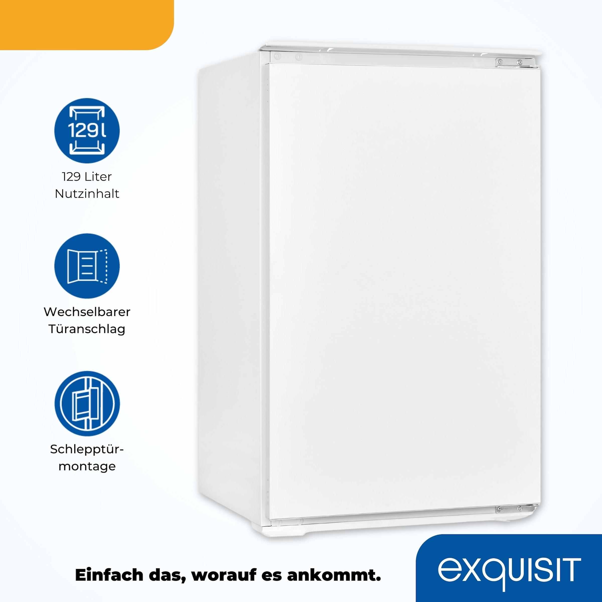 exquisit Einbaukühlschrank »EKS131-V-040E«