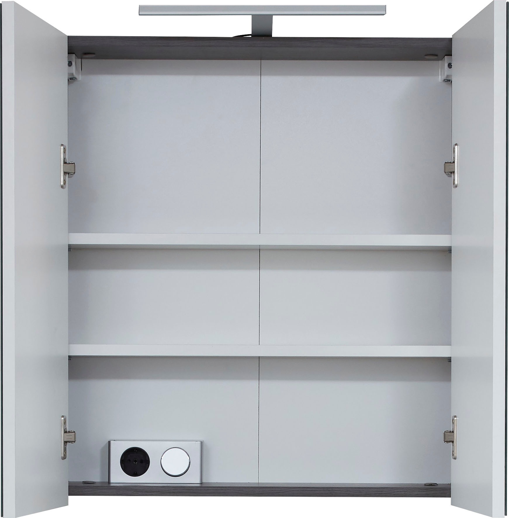 INOSIGN Spiegelschrank »Sovana«, Badschrank wahlweise mit oder ohne Beleuchtung - (B/T/H) 60/18/67 cm